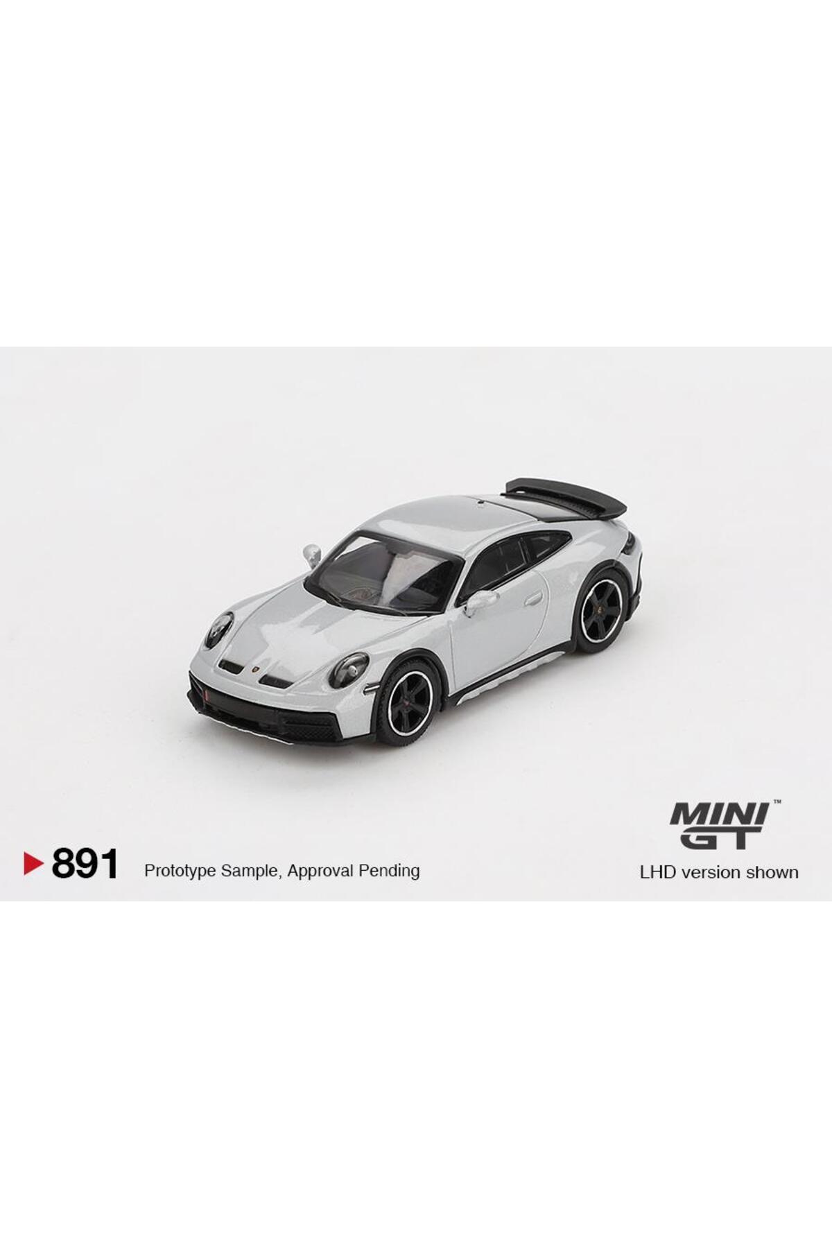 مدل خودرو پورشه 911 داکار یخی خاکستری متالیک 891 اورجینال mini gt