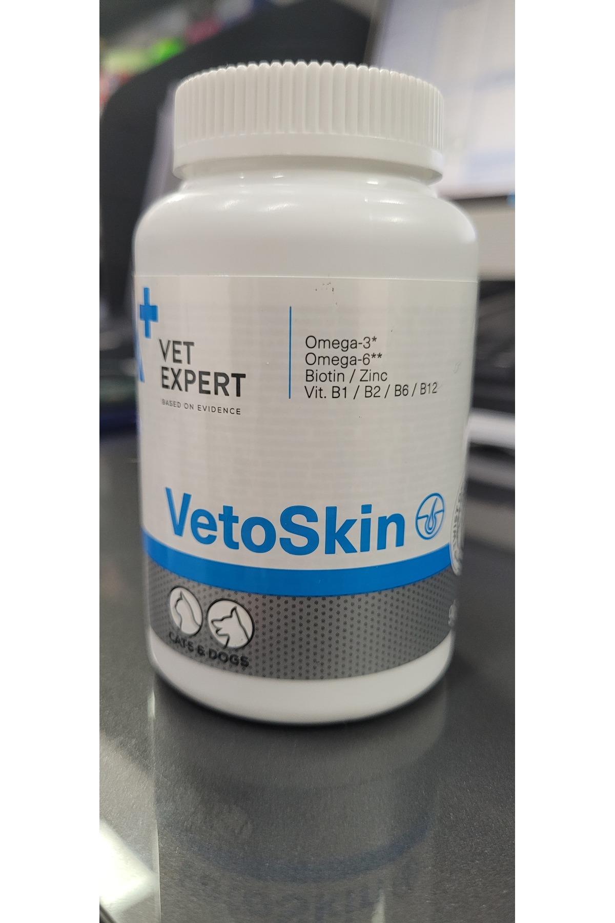 مکمل ویتامینی گربه وت‌اکسپرت VetExpert Vetoskin، ۹۰ عدد