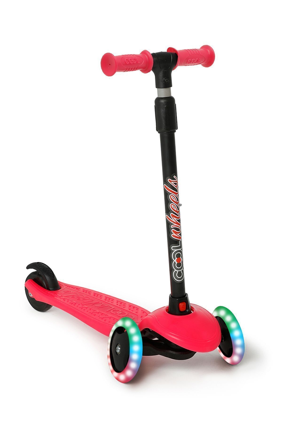 اسکوتر کودکان 3 اسباب بازی روروک مخصوص بچه ها صورتی اژدها چراغ LED FR59458 3+ AGE PINK از ترکیه Cool Wheels