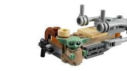 مجموعه ساختنی لگو LEGO استار وارز Star Wars مدل 75436، موتورسیکلت سرعتی مندلورین و گروگو، ۵۸ قطعه