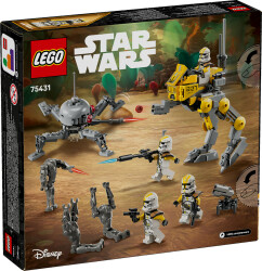 مجموعه ساختنی بسته نبرد نیروهای کلون ۳۲۷ لگو LEGO Star Wars مدل 75431، ۲۵۸ قطعه، حداقل سن ۷ سال