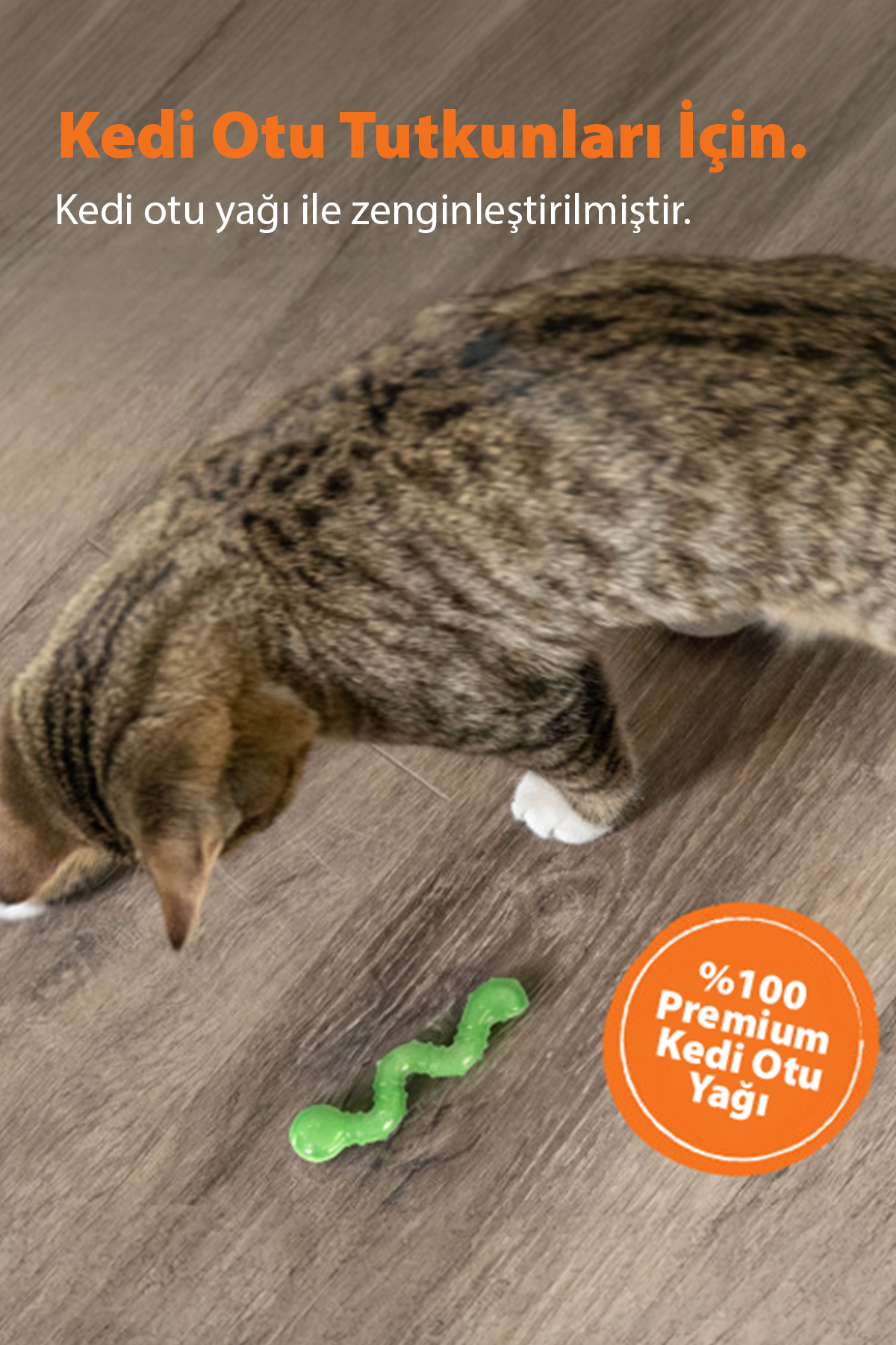 اسباب‌بازی کرمی گربه با کت‌نیپ Catstages OrkaKat، اوت‌وارد هاوند Outward Hound چندرنگ