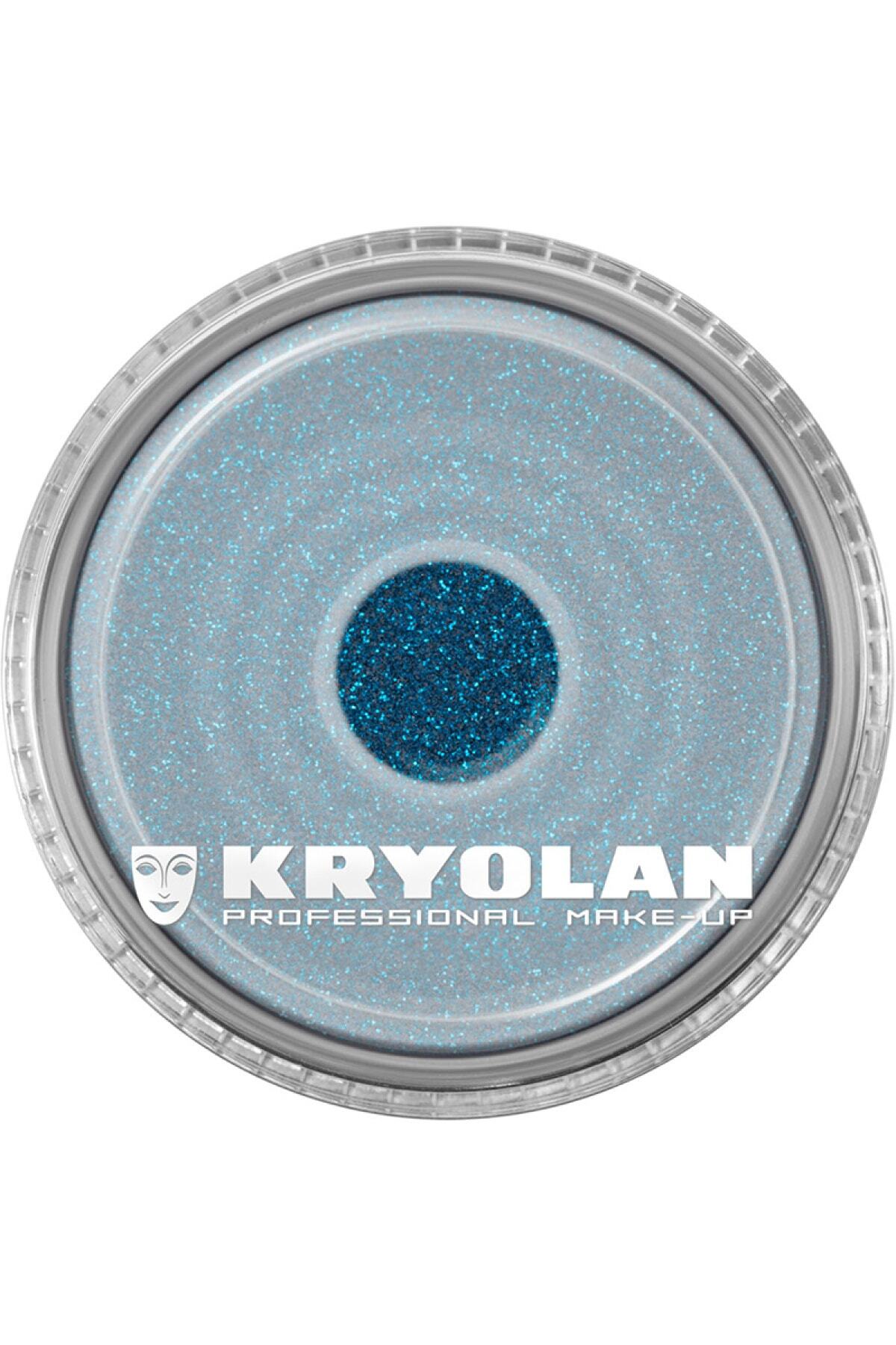 Kryolan پودر براق پلی استر اینسه سیم 02901 03 آبی شاهی