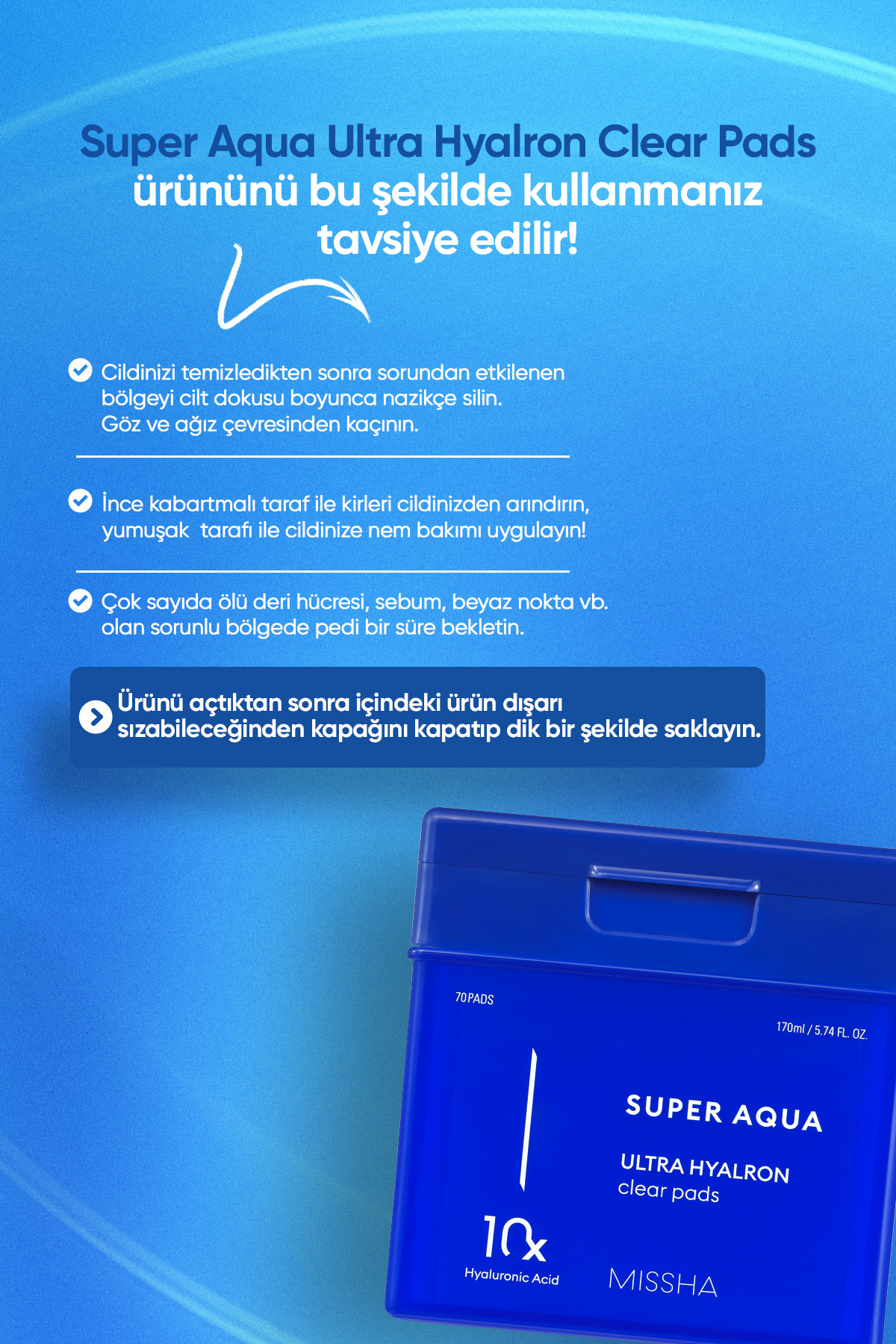 اسکراب صورت لایه برداری از پوست موثر مراقبت PEDI SUPER AQUA ULTRA HYALRON LADS حاوی 10 اسید هیالورونیک مختلف Missha