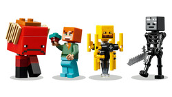 مجموعه ساختنی و بازی لگو LEGO ماینکرفت Minecraft مدل 21266، نبرد گدازه ندر، ۹۹ قطعه