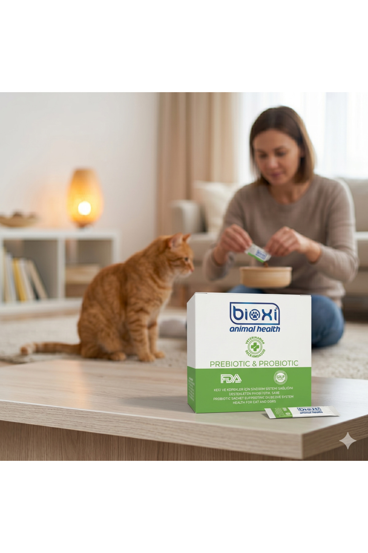 پروبیوتیک و پری‌بیوتیک سگ و گربه بایوکسی Bioxi مدل BXPR01