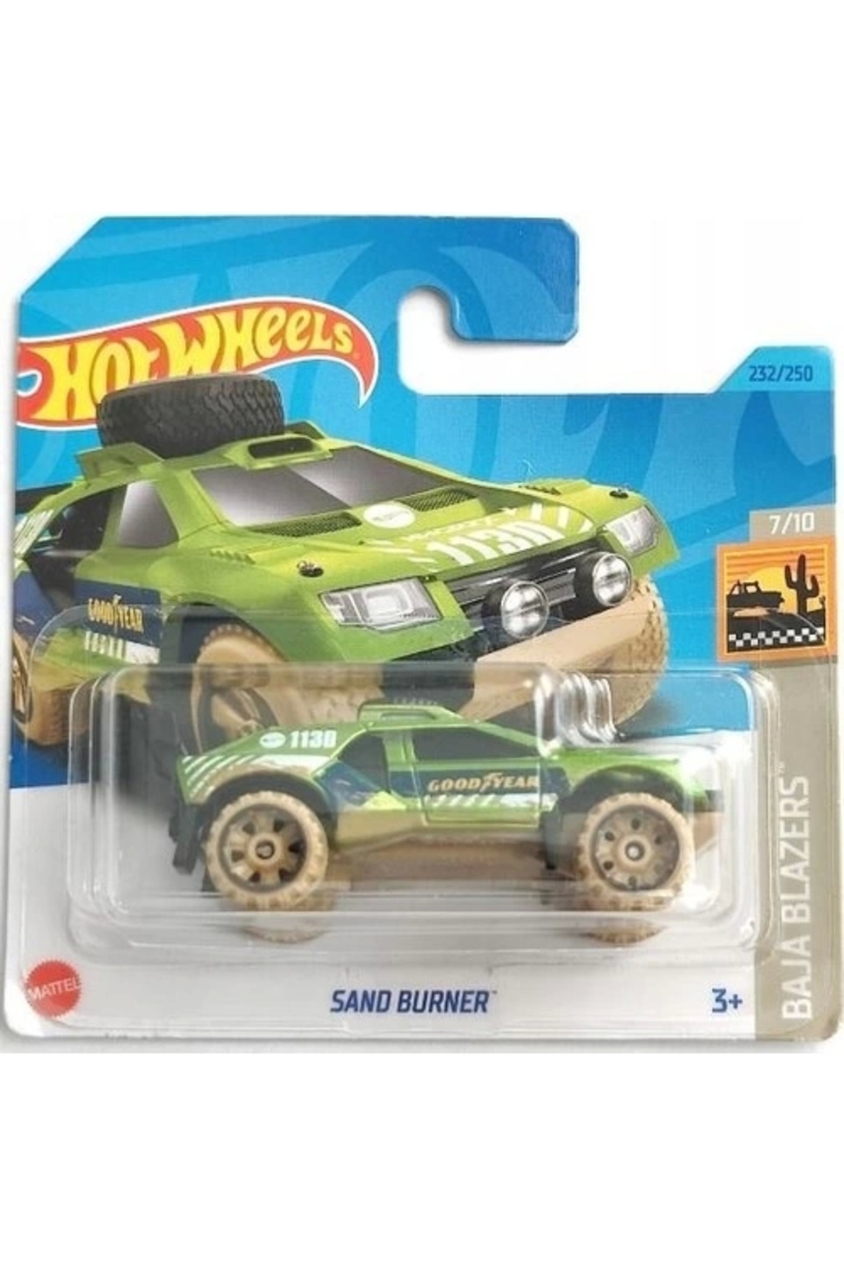 ماشین اسباب بازی SINGES SAND BURNER HKG77 هات ویلز اورجینال HOT WHEELS