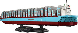 مجموعه ساختنی و نمایشی کشتی کانتینری دوگانه‌سوز مرسک لگو LEGO آیکونیک Iconic مدل 40955، ۱۵۱۶ قطعه، حداقل سن ۱۲ سال