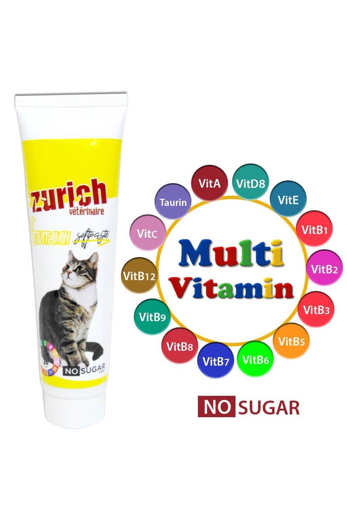 ست مولتی‌ویتامین گربه زوریخ وترینر Zurich Veterinaire، مدل ZRC-3122-7335-4136