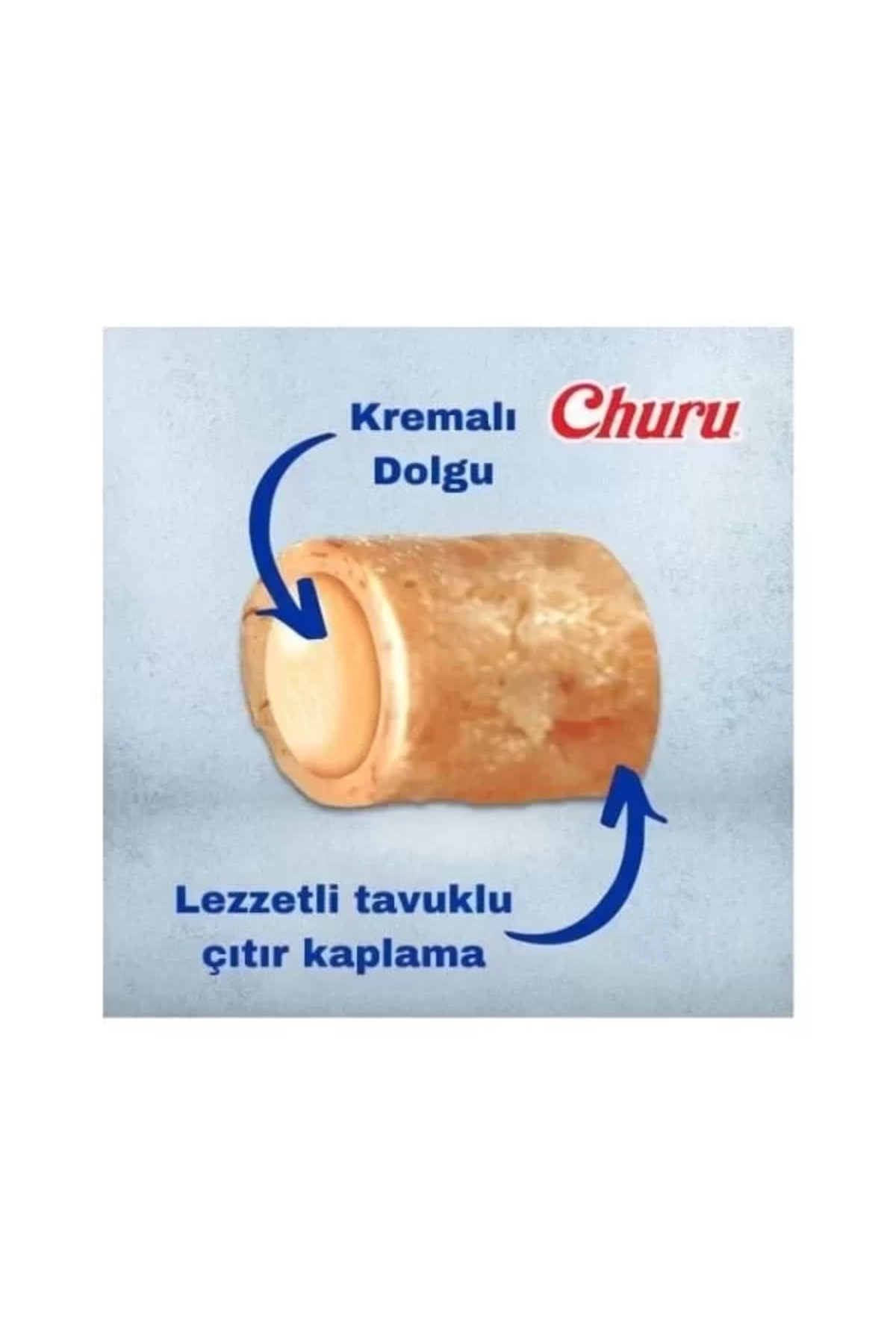 تشویقی گربه اینابا Inaba Ciao Churu Bites با تن و سالمون، ۱۰ گرم، ۳ عددی