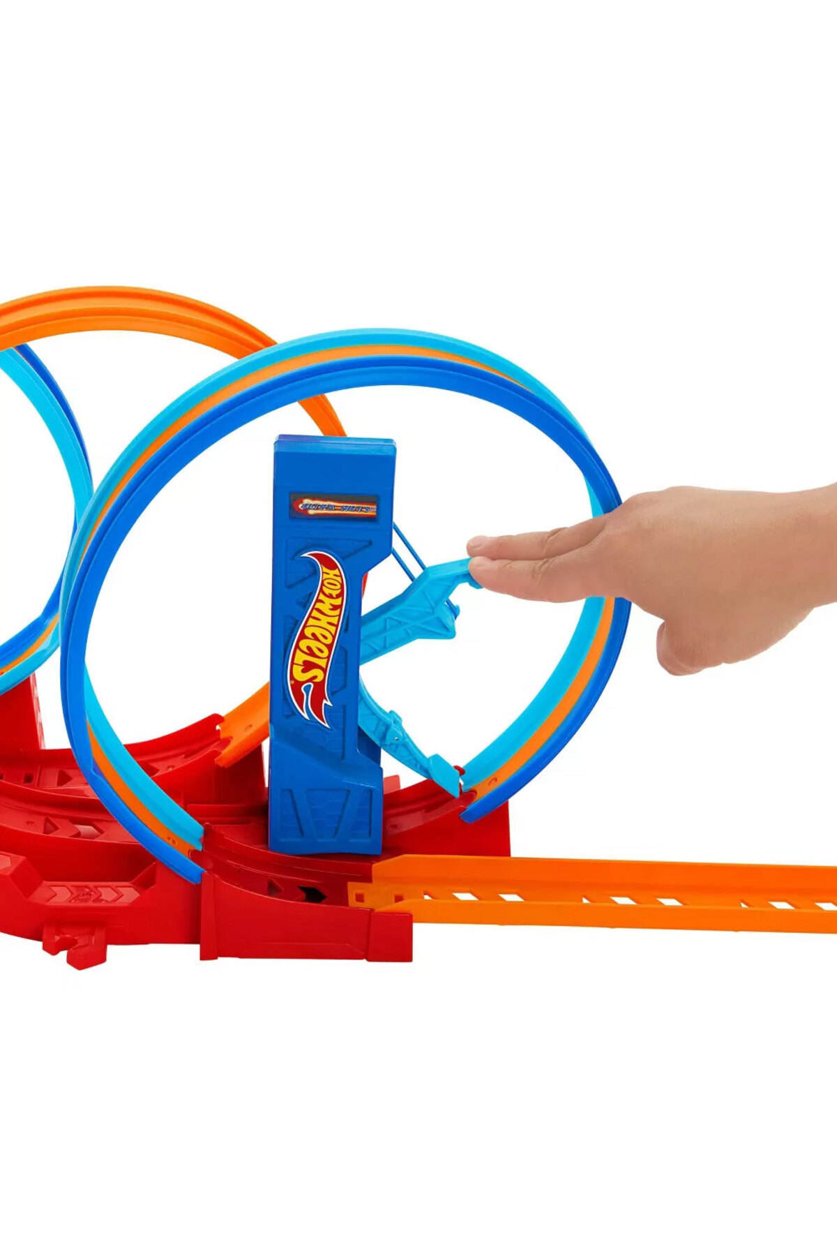 ماشین اسباب بازی ست مسابقه ای ULTRA HOTS CRAZY HOOP RACE HPX93 HOT WHEELS