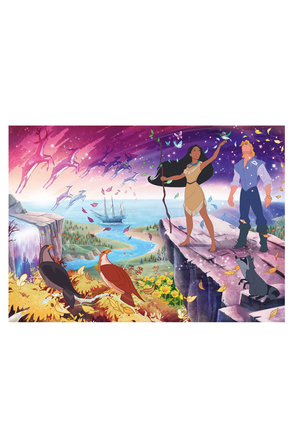 پازل بزرگسالان 1000 قطعه WD POCAHONTAS 172900 از ترکیه RAVENSBURGER