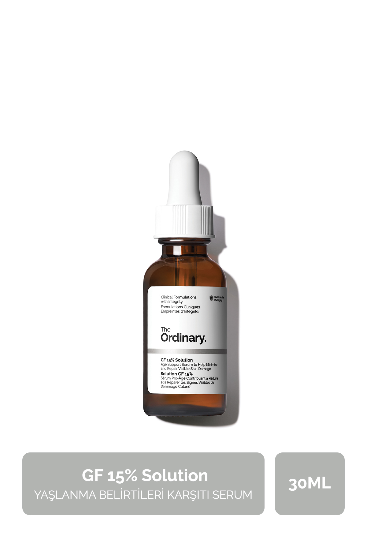 سرم پوست محلول GF 15% پشتیبانی از بالغ The Ordinary