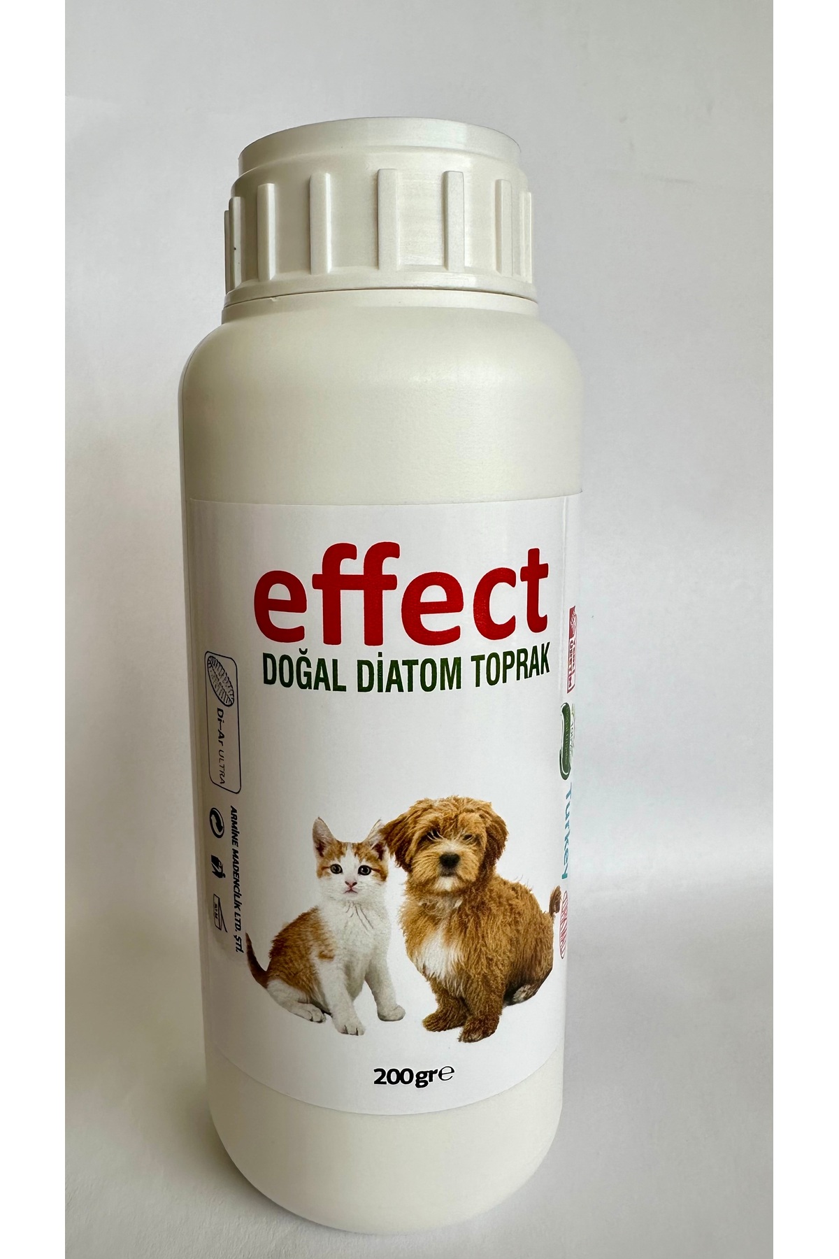خاک دیاتومه طبیعی پودری ۲۰۰ گرمی دی‌آر Di-Ar Effect EDDT-200