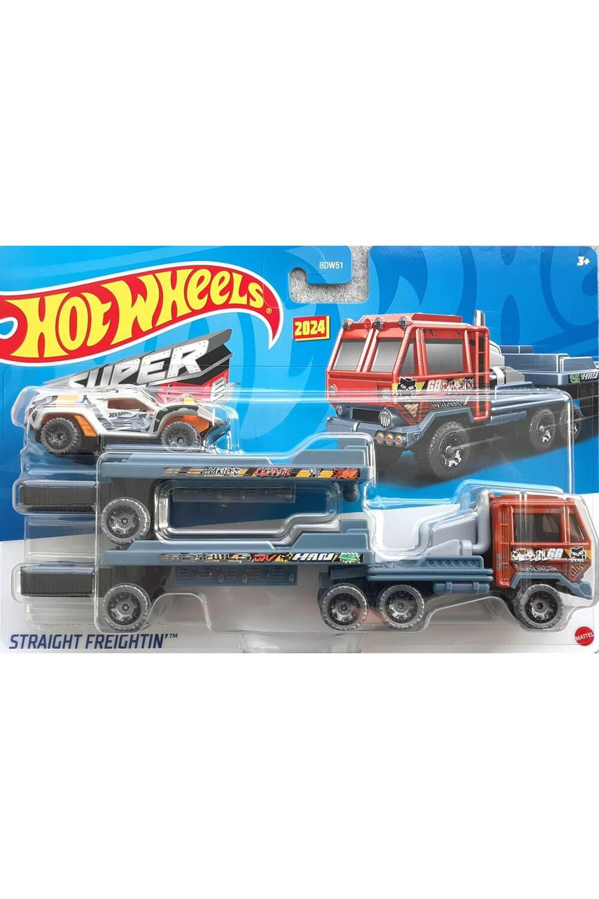 مدل خودرو کامیون های باربری STRAIGHT FREIGHTIN BDW51 HVD94 از ترکیه HOT WHEELS