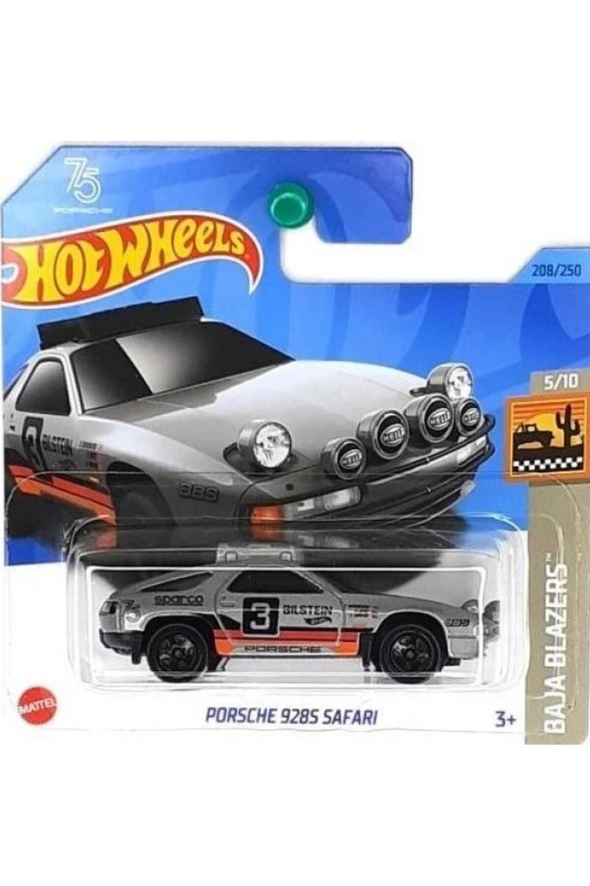ماشین اسباب بازی SINGES BAJA BLAZERS 5 10 PORSCHE 9285 SAFARI 208 250 هات ویلز اورجینال HOT WHEELS