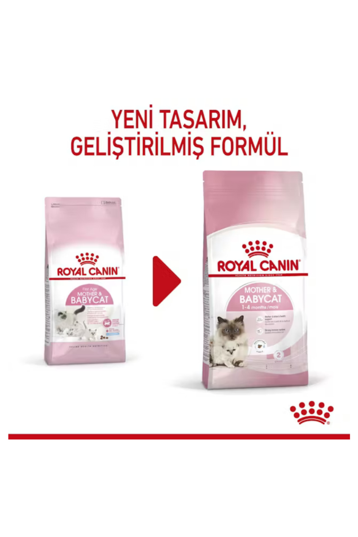غذای خشک گربه مادر باردار و شیرده و بچه‌گربه، ۴۰۰ گرم، رویال کنین Royal Canin Mother & Babycat
