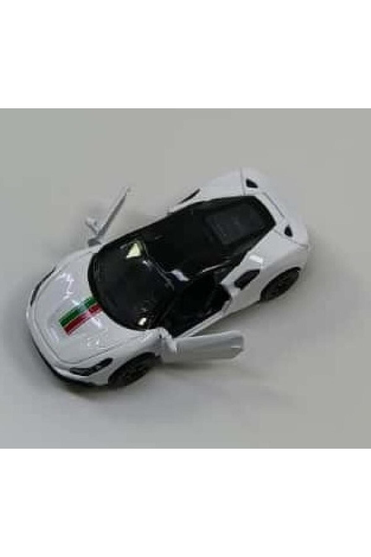 ماشین اسباب بازی اسپورت فلزی PULL DROP 1:43 با درهای باز 11 × 5 سانتی متر toysclub