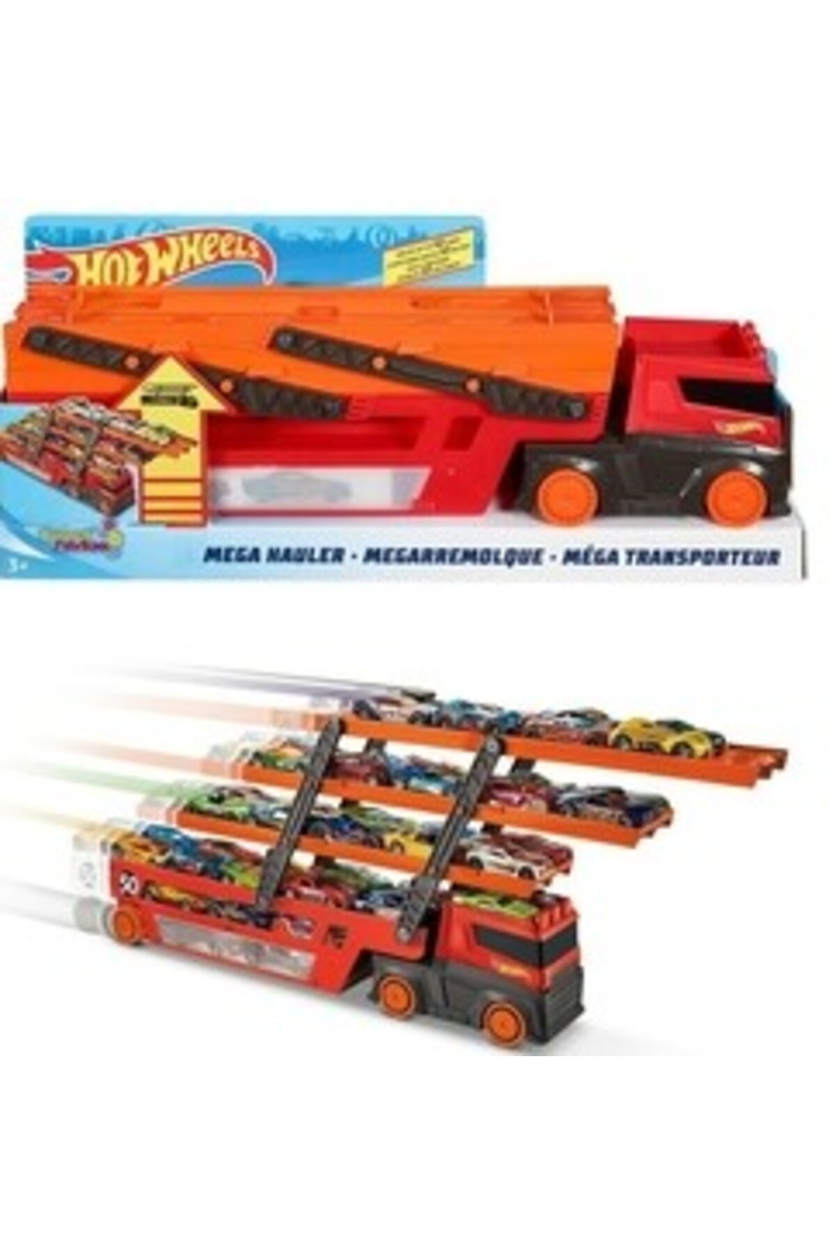 کامیون و ماشین آلات ساختمانی اسباب بازی مگا هات ویلز اورجینال HOT WHEELS