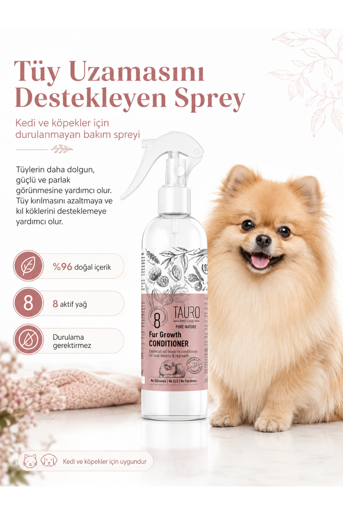 اسپری مراقبت از مو Fur Growth، ۲۵۰ میلی‌لیتر، تائورو پرولاین Tauro Proline