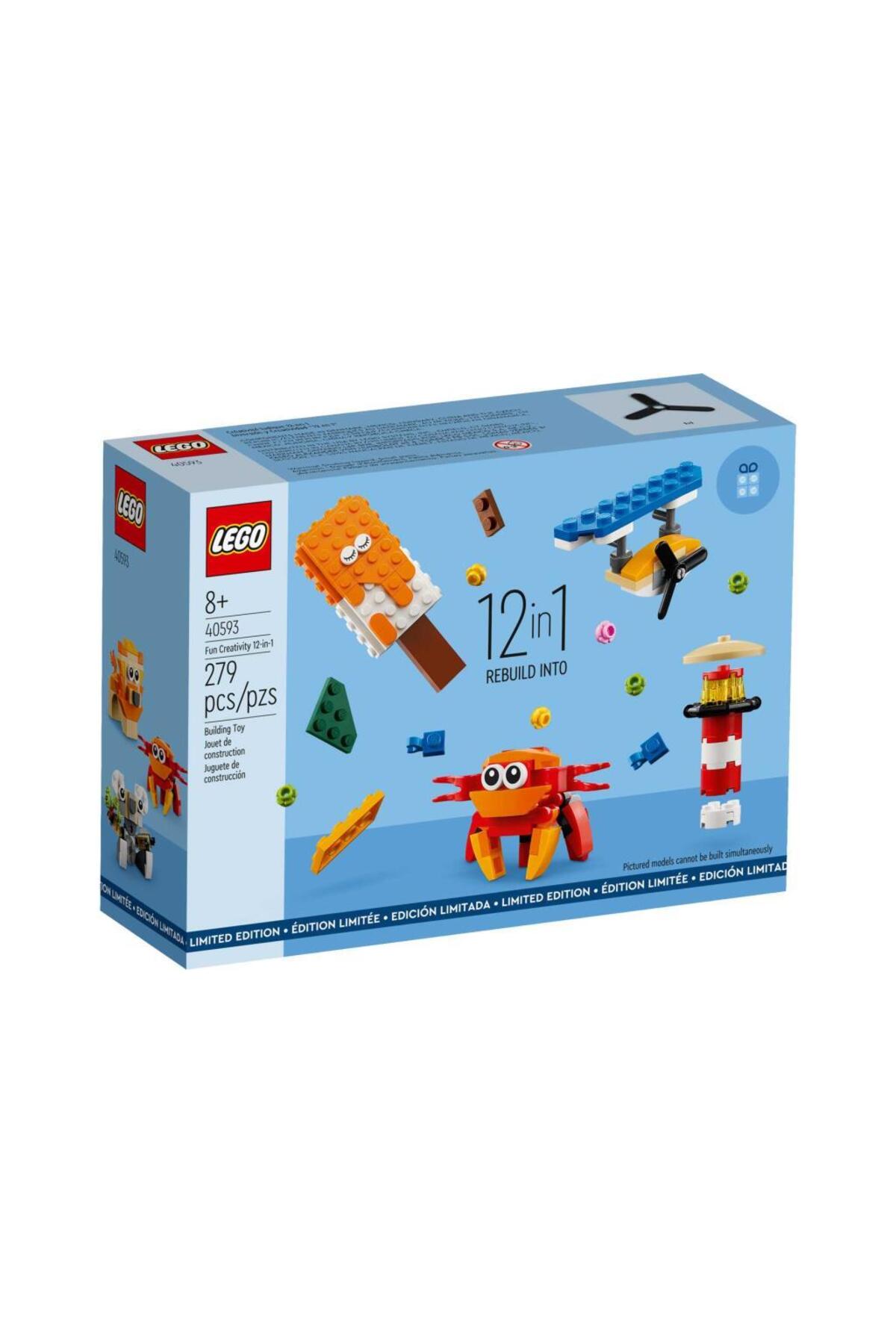 لگو و اسباب بازی های ساخت محور CREATOR 40593 FUN CREATIVITY 12 IN 1 اورجینال LEGO