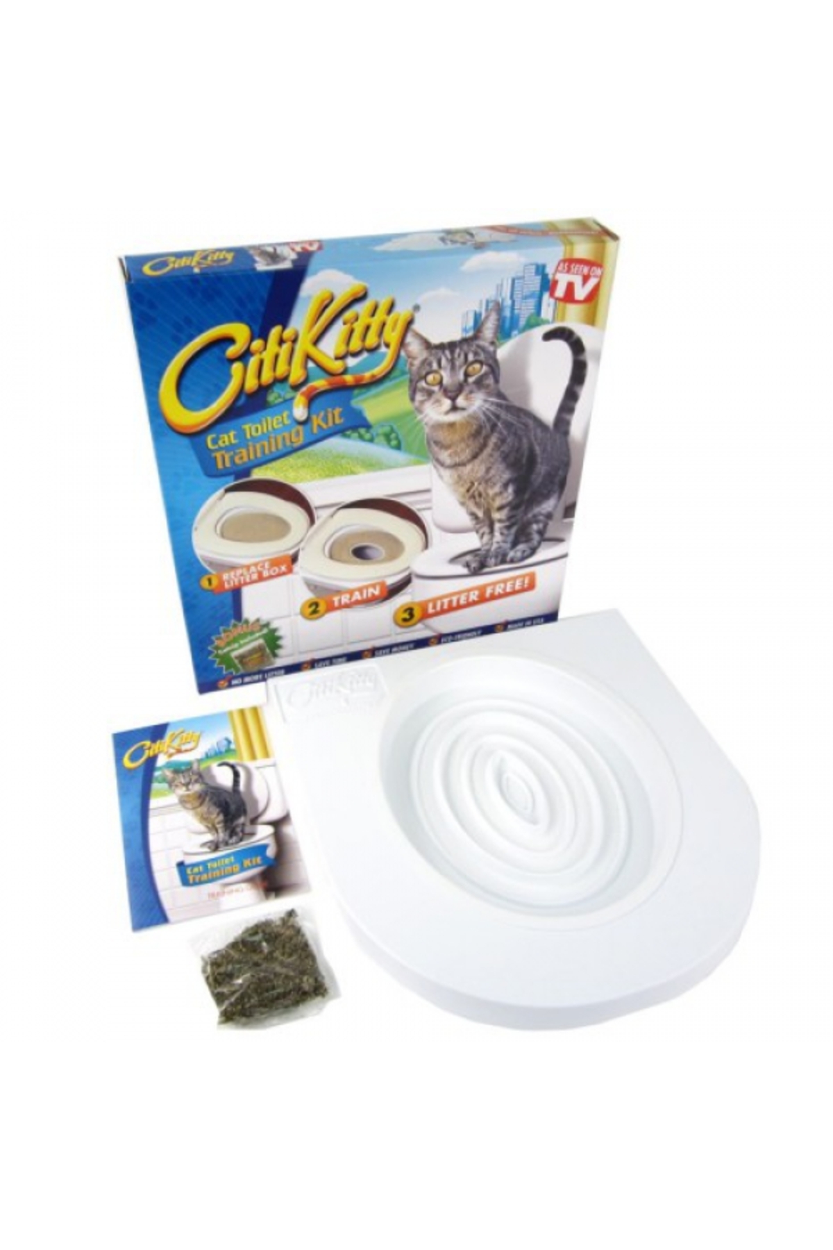 ست آموزش توالت گربه CitiKitty هدیه باغچه‌سی Hediye Bahçesi