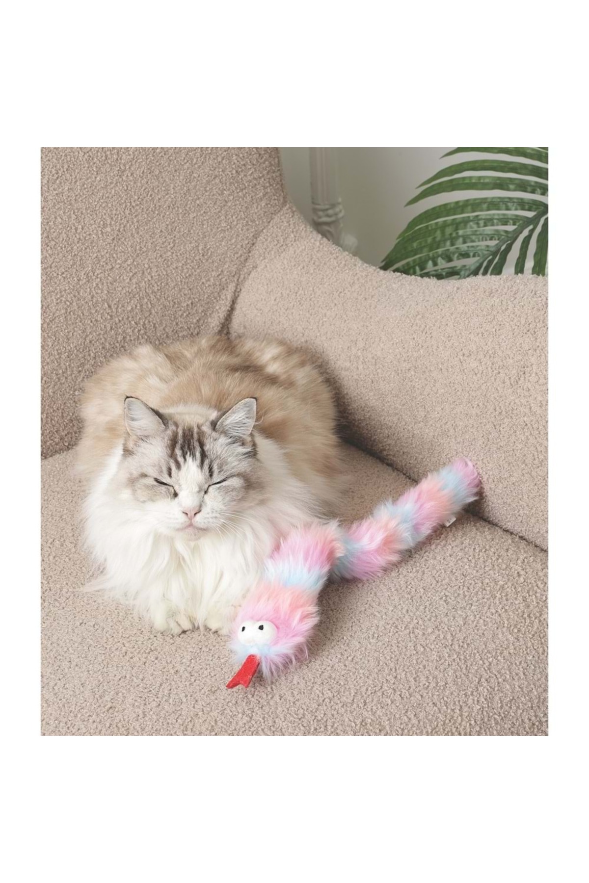 اسباب‌بازی گربه حاوی کت‌نیپ FLUFFY LALA، ام‌پتس M-PETS، چندرنگ