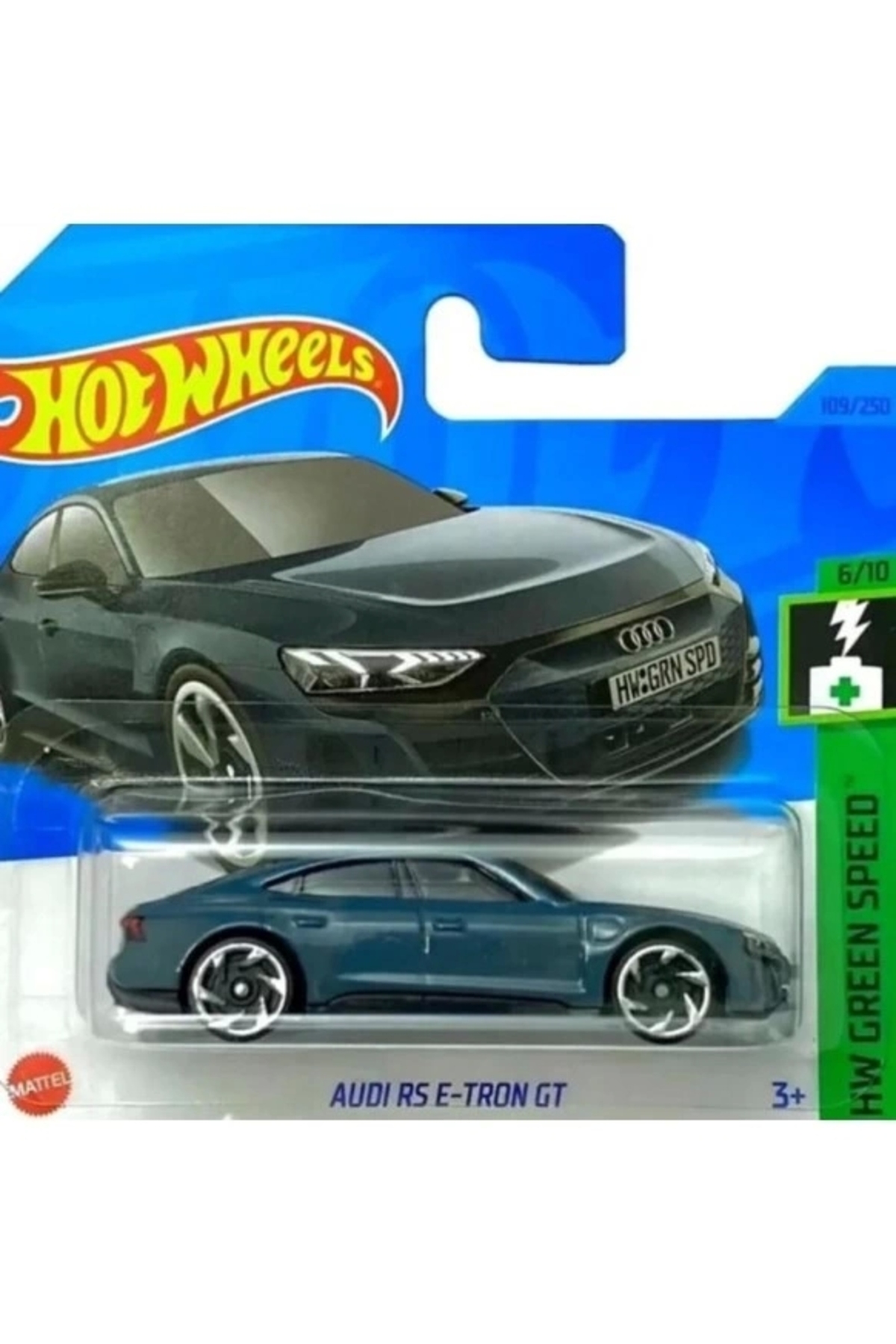 ماشین اسباب بازی AUDI RS E TRON GT هات ویلز اورجینال HOT WHEELS
