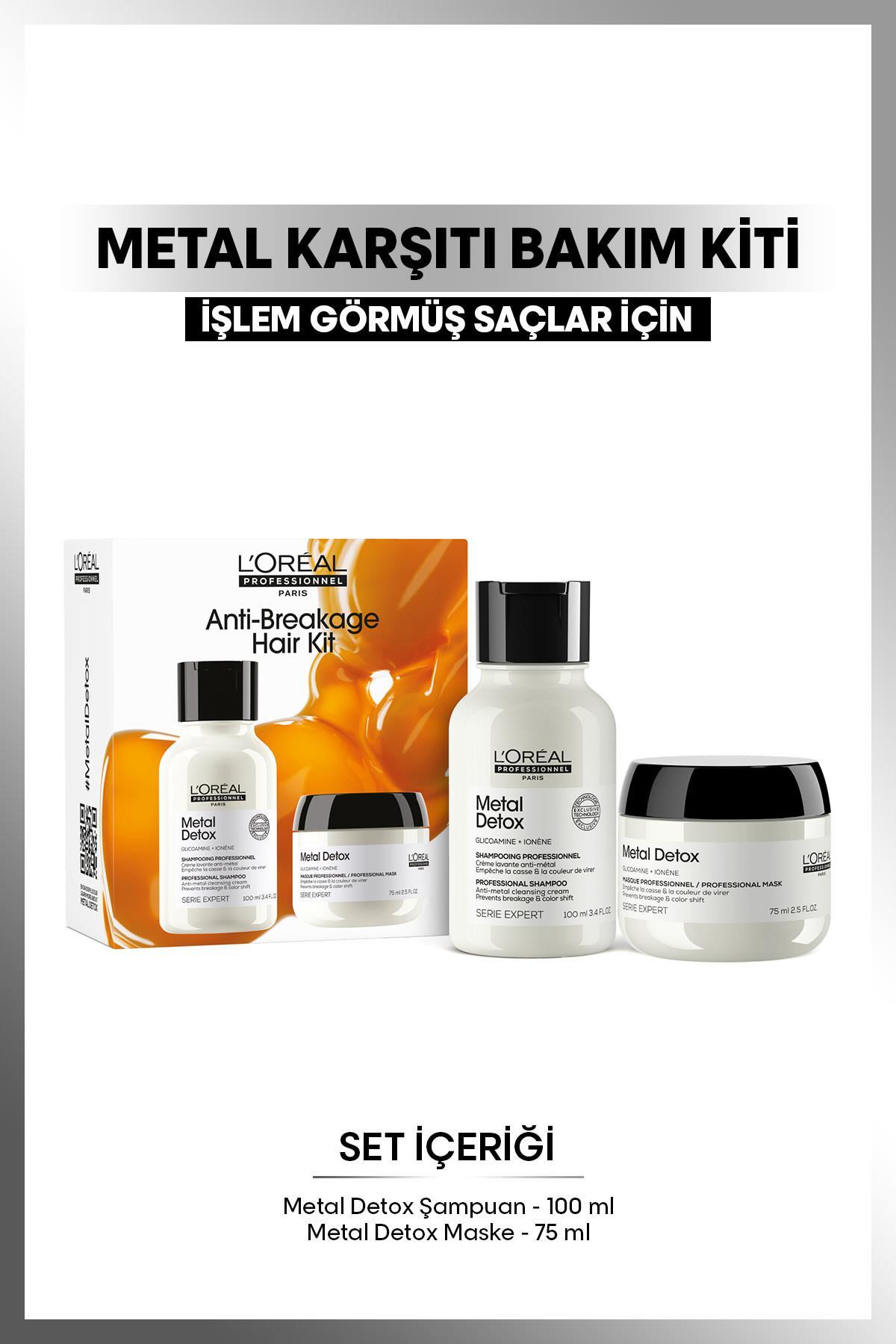 شامپو مردانه و زنانه LP SE METAL DETOX MINI DUO کیت L'oreal Professionnel