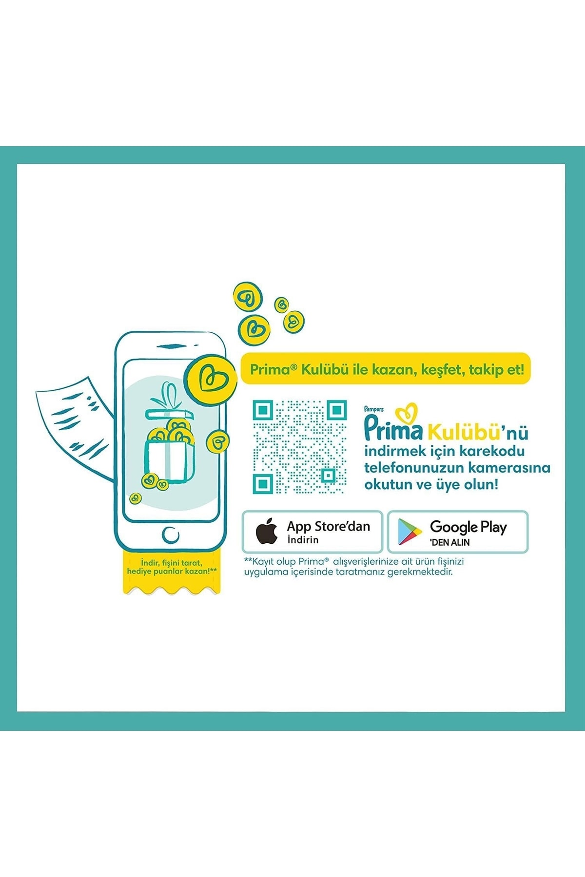پوشک بچه اکتیو بیبی توئین پک 2 سایز 31 عدد اورجینال Prima