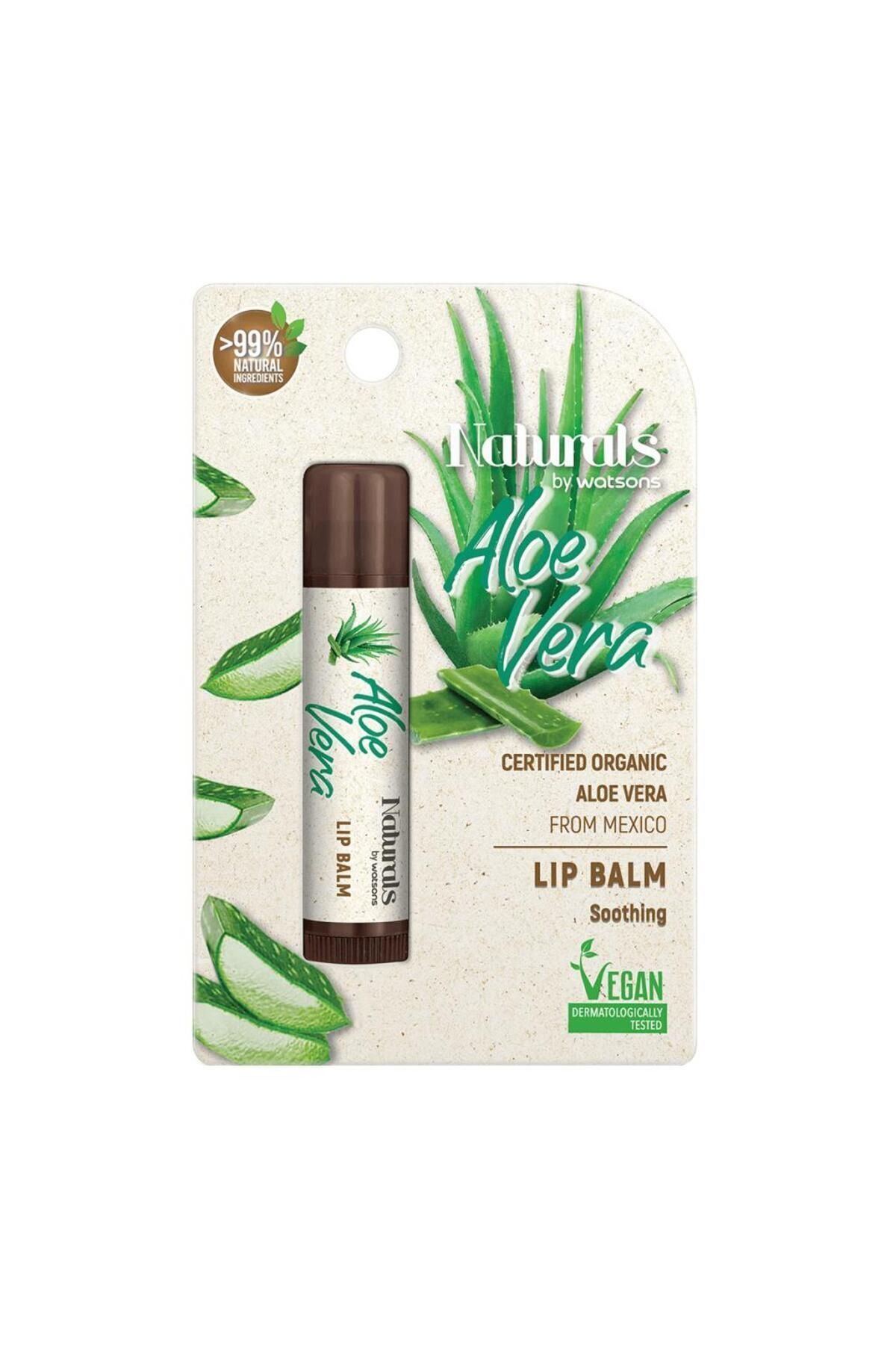 Naturals By Watsons بالم لبهای آلوئه ورا 4.5 گرمی