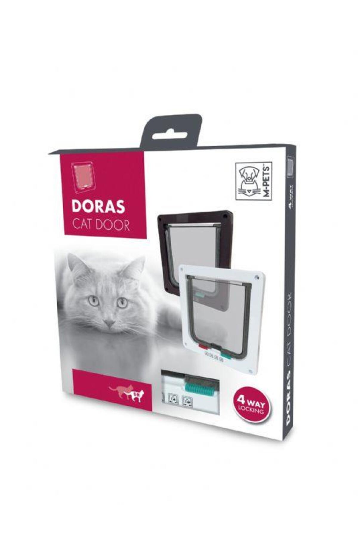 دریچه گربه ام‌پتس M-PETS، چهارراهه، ۲۰×۱۹٫۲ سانتی‌متر سفید
