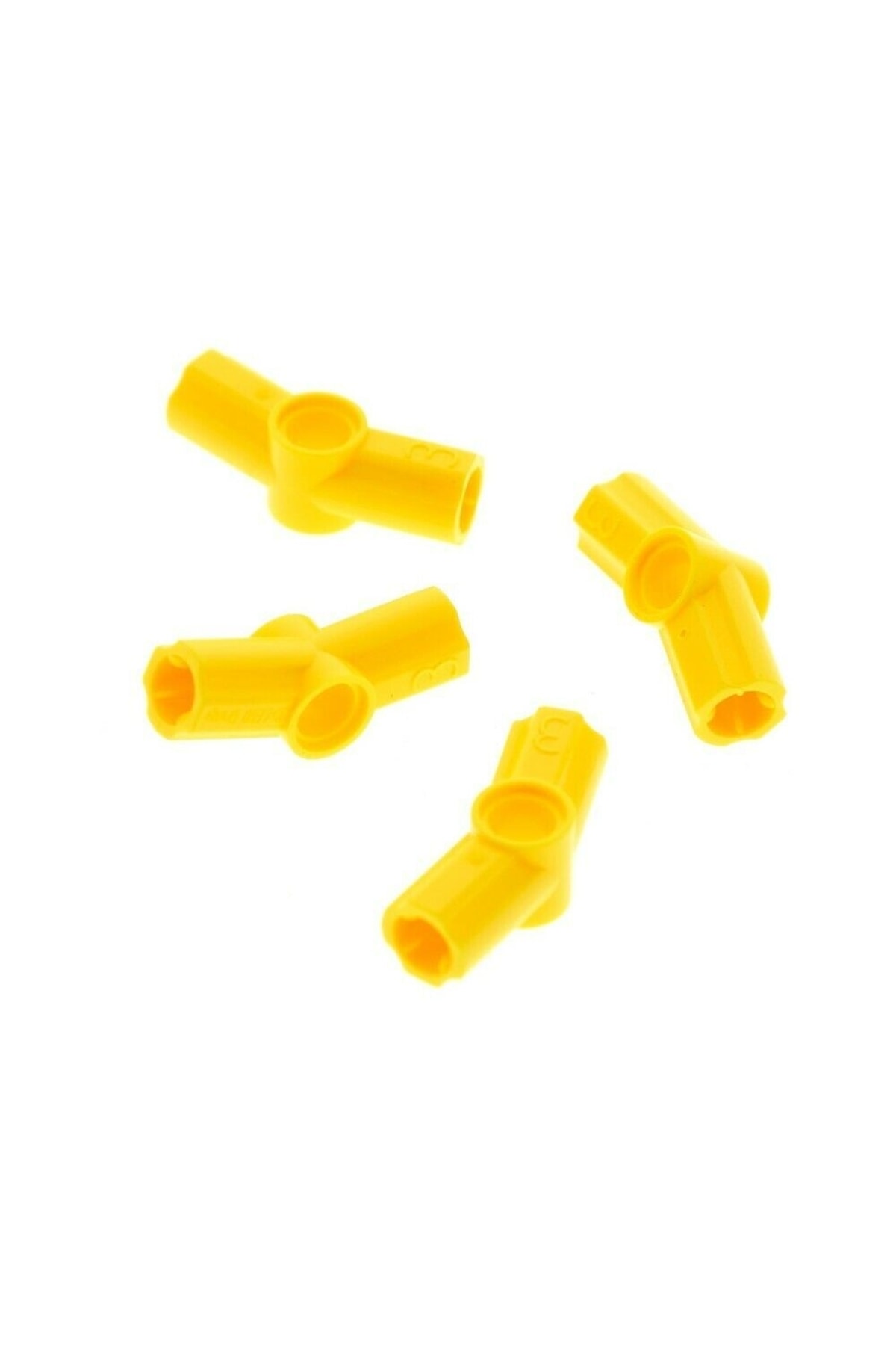 لگو اتصال اصلی تکنیک MOC CUSTOM CONNECTOR ANGLED 3 قطعه زرد 2 ارسال می شود اورجینال LEGO