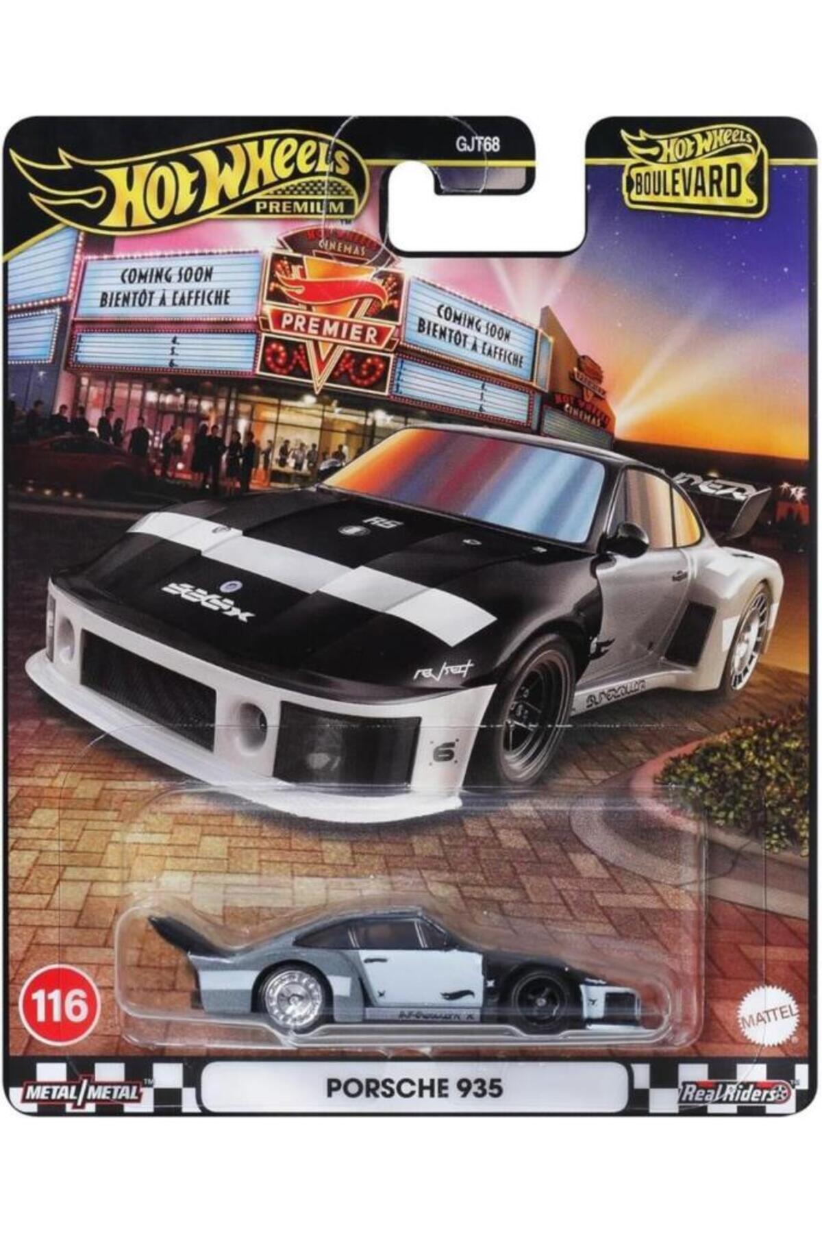 ماشین اسباب بازی BOULEVARD PREMIUM GJT68 JBL17 PORSCHE 935 هات ویلز اورجینال HOT WHEELS