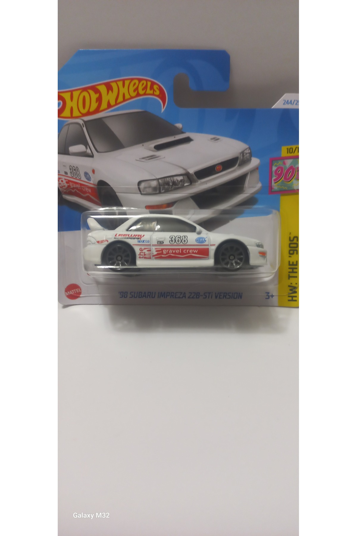 مدل خودرو 98 نسخه SUBARU IMPREZA 22B STI هات ویلز اورجینال HOT WHEELS