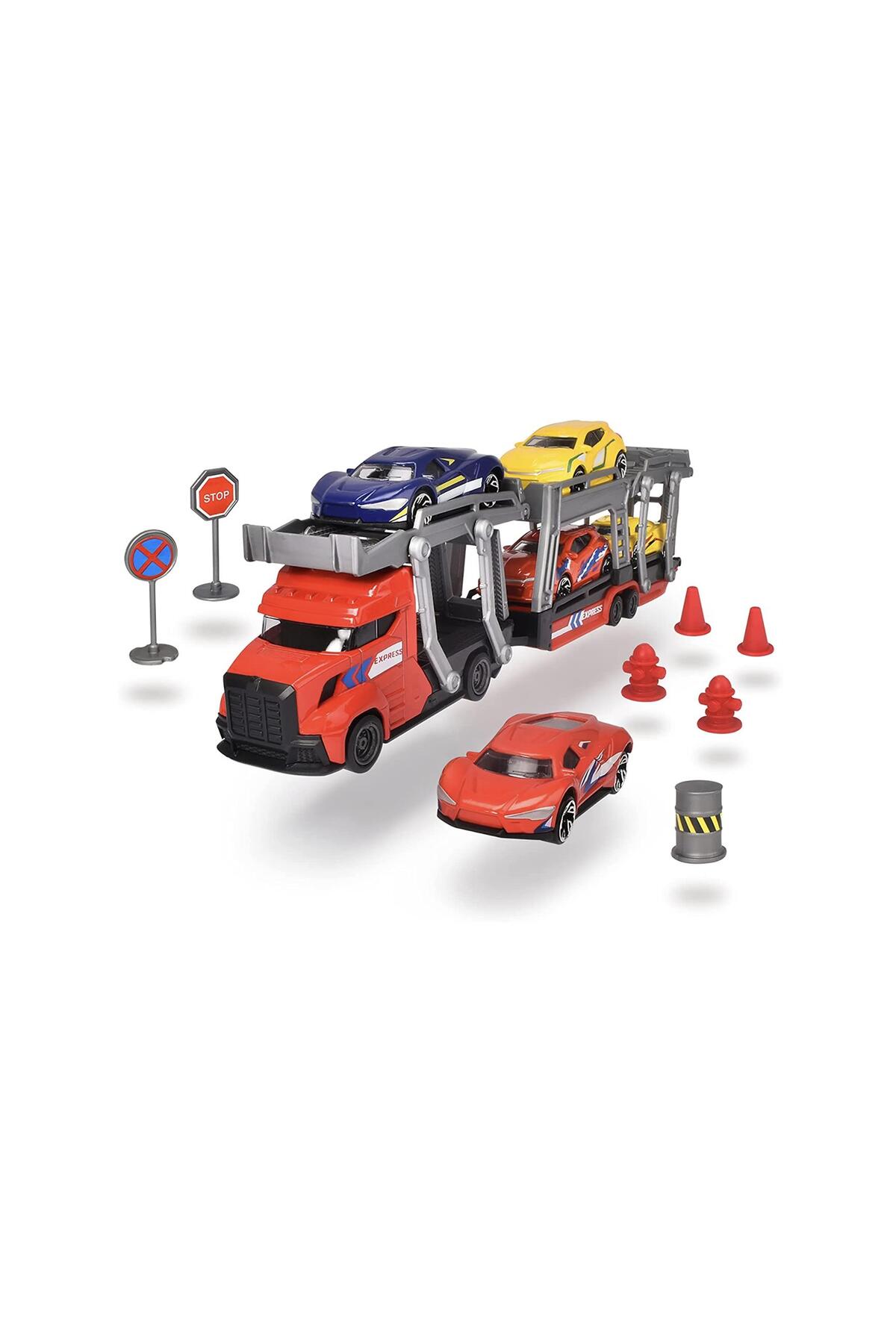 ماشین اسباب بازی مجموعه حمل و نقل DICKIE با 5 X METAL DIECAST VEHICLES 203745012 Dickie Toys