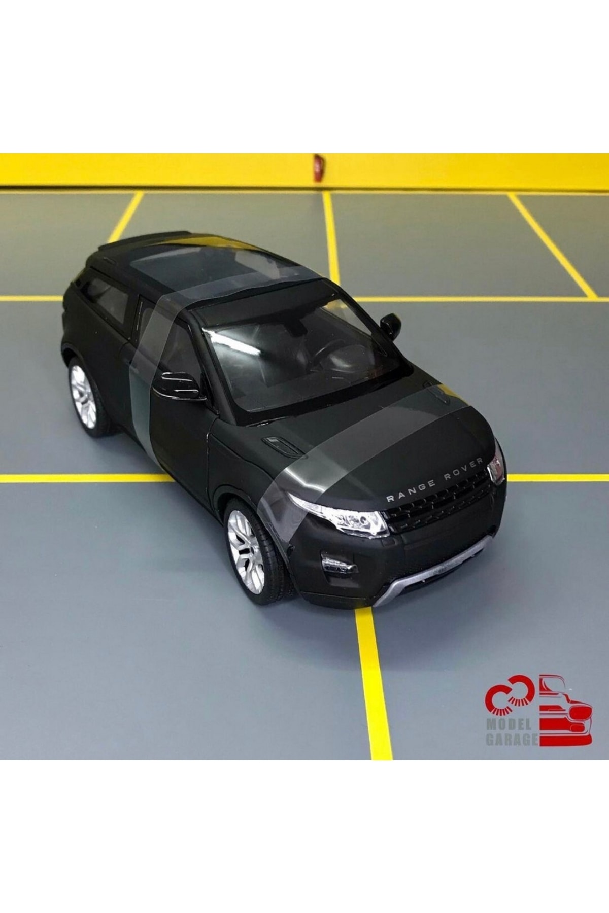 مدل خودرو RANGE ROVER EVOQUE 1 24 SCALE C&amp;C MODEL GARAGE DIECAST METAL اورجینال WELLY