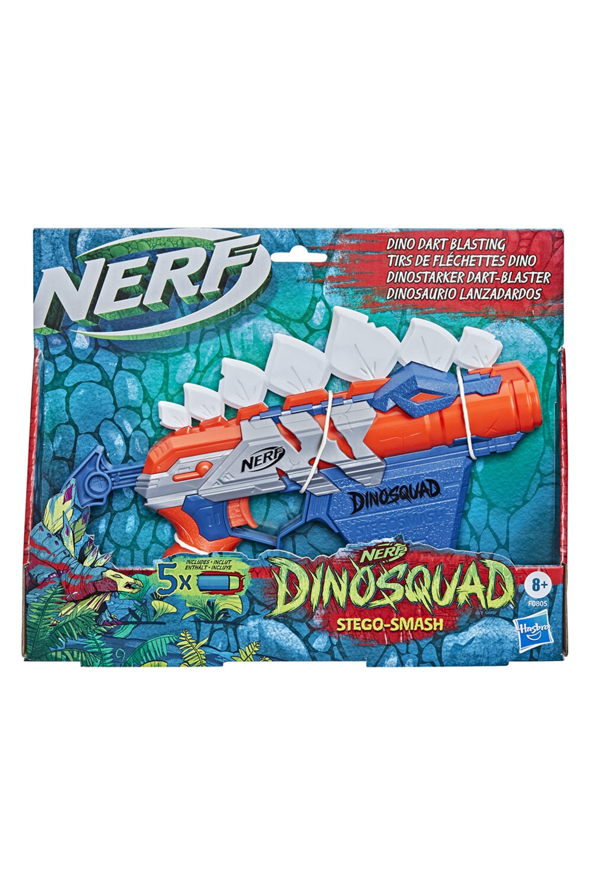تفنگ های اسباب بازی و آب سری DINOSQUAD اصلی STEGO SMASH نرف اورجینال Nerf