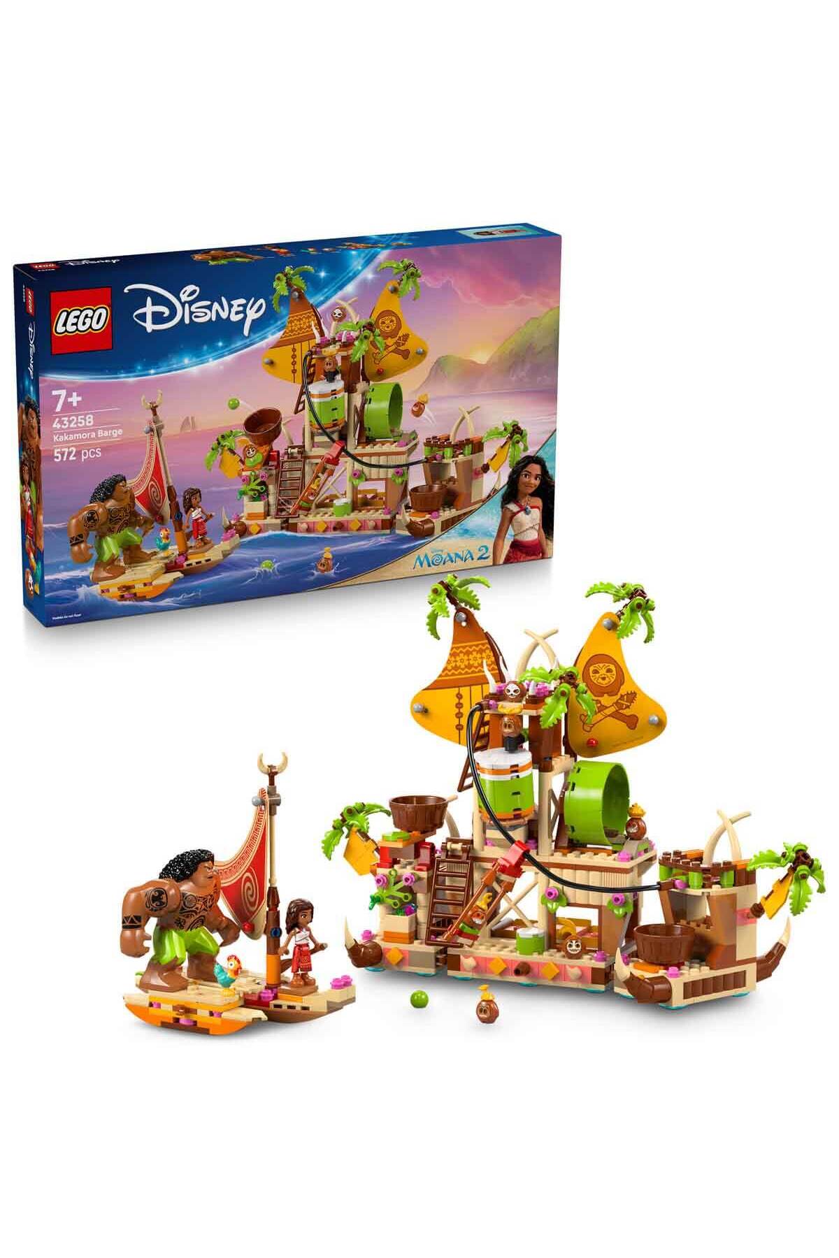 لگو DISNEY MOANA 2 KAKAMORA SHIP 43258 شامل سینه خزانه داری برای کودکان 7 ساله بالاتر اورجینال LEGO