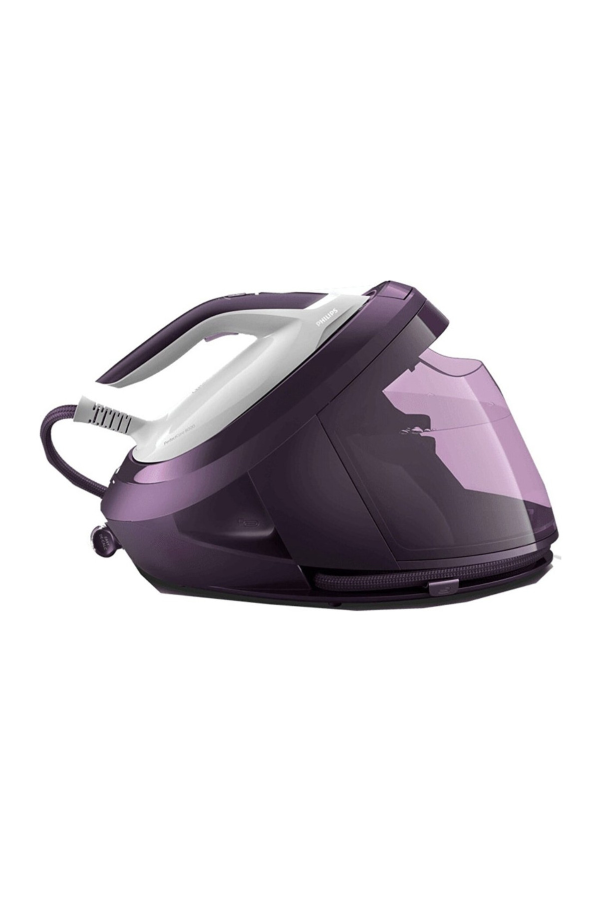 اتو بخار 8000 سری 2700 W PURPLE STEAM IRON PSG8050 + STRAIGHTEN GIFT اورجینال Philips