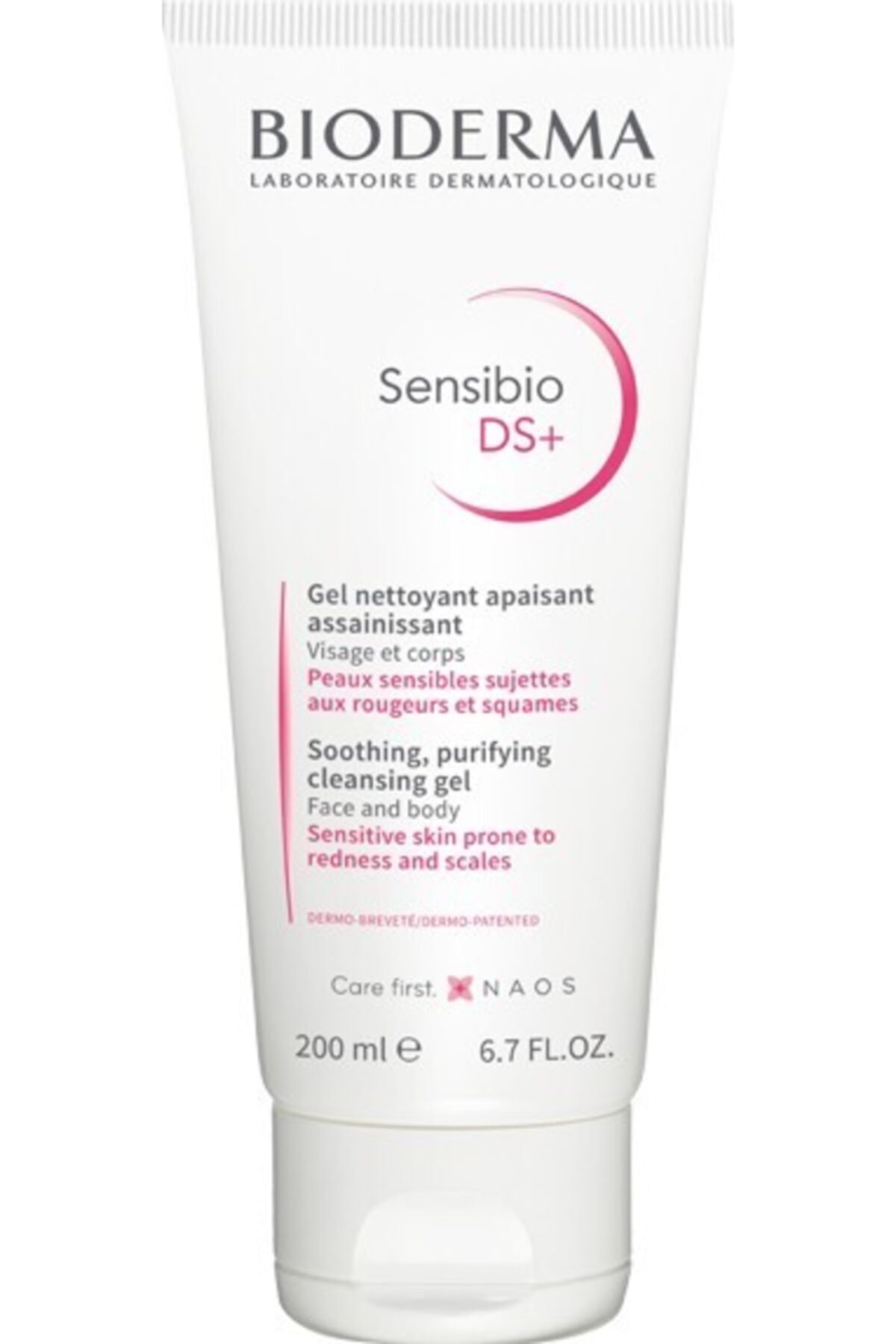 Bioderma ژل تخمیری Sensibio DS+ 200 میلی لیتر