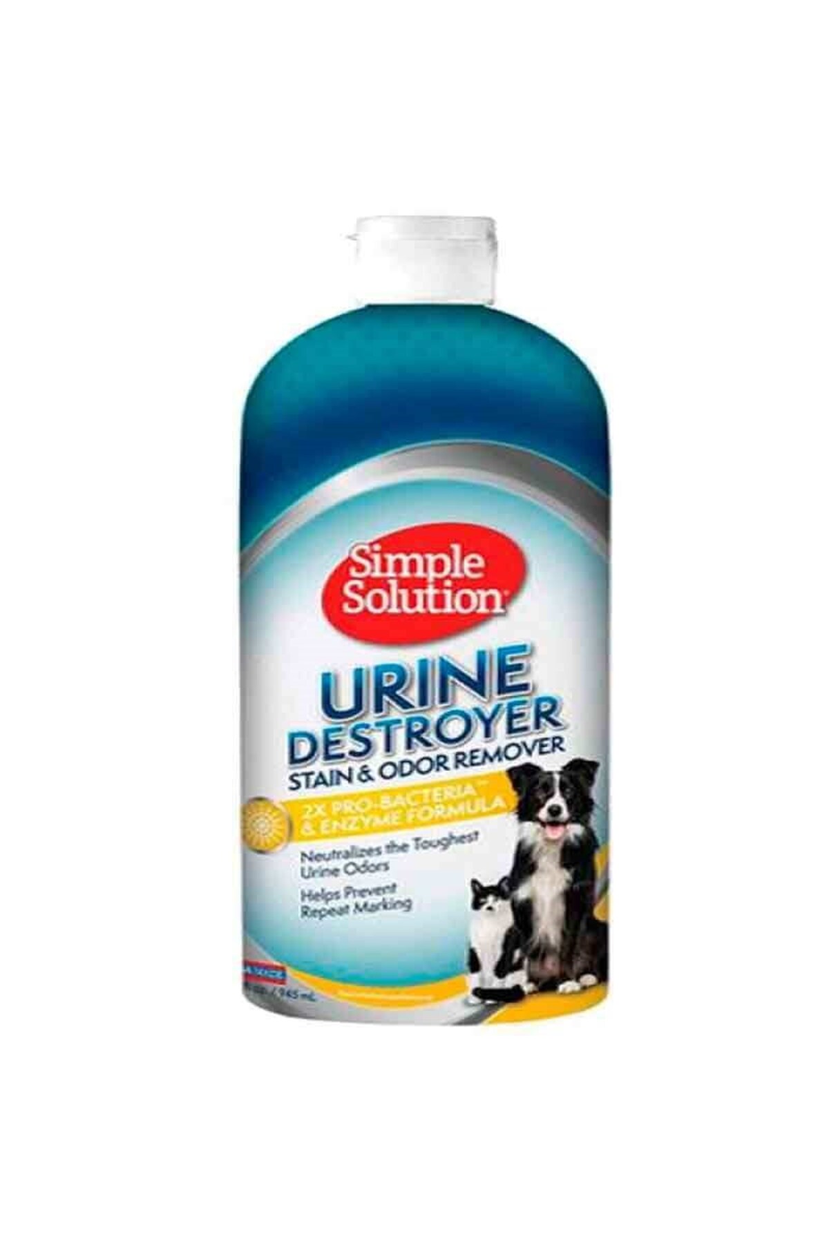 پاک‌کننده لکه و بوی ادرار سگ سیمپل سولوشن Simple Solution Urine Destroyer، ۱۰۰۰ میلی‌لیتر