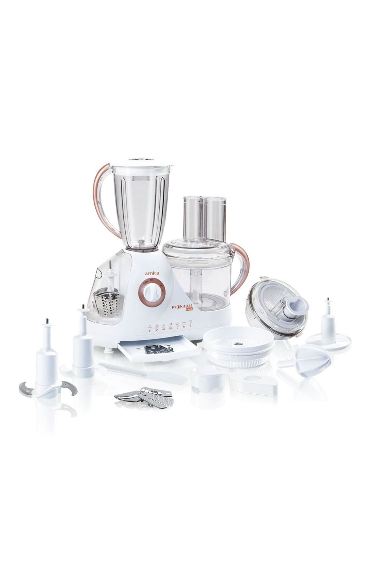 ست مخلوط کن رز غذاساز PROKIT 444 PLUS GH21021 اورجینال Arnica