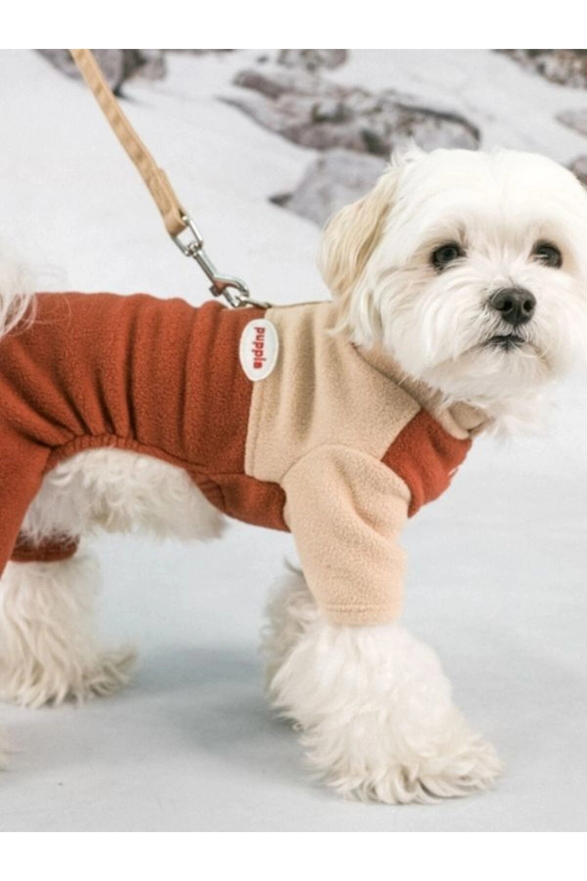 لباس پلار سگ پاپیا Puppia Alpine Fleece Suit، بژ