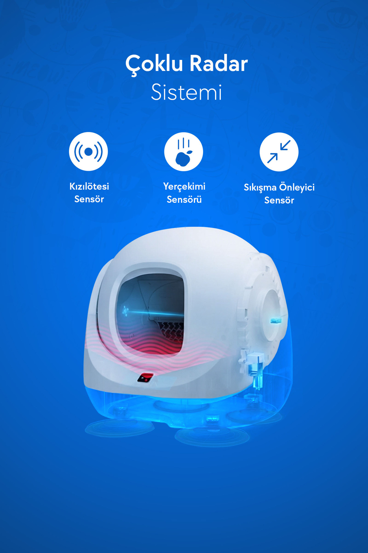 جعبه خاک خودکار گربه کت‌لینک Catlink Scooper SE (Lite)، مدل CL-CA-03