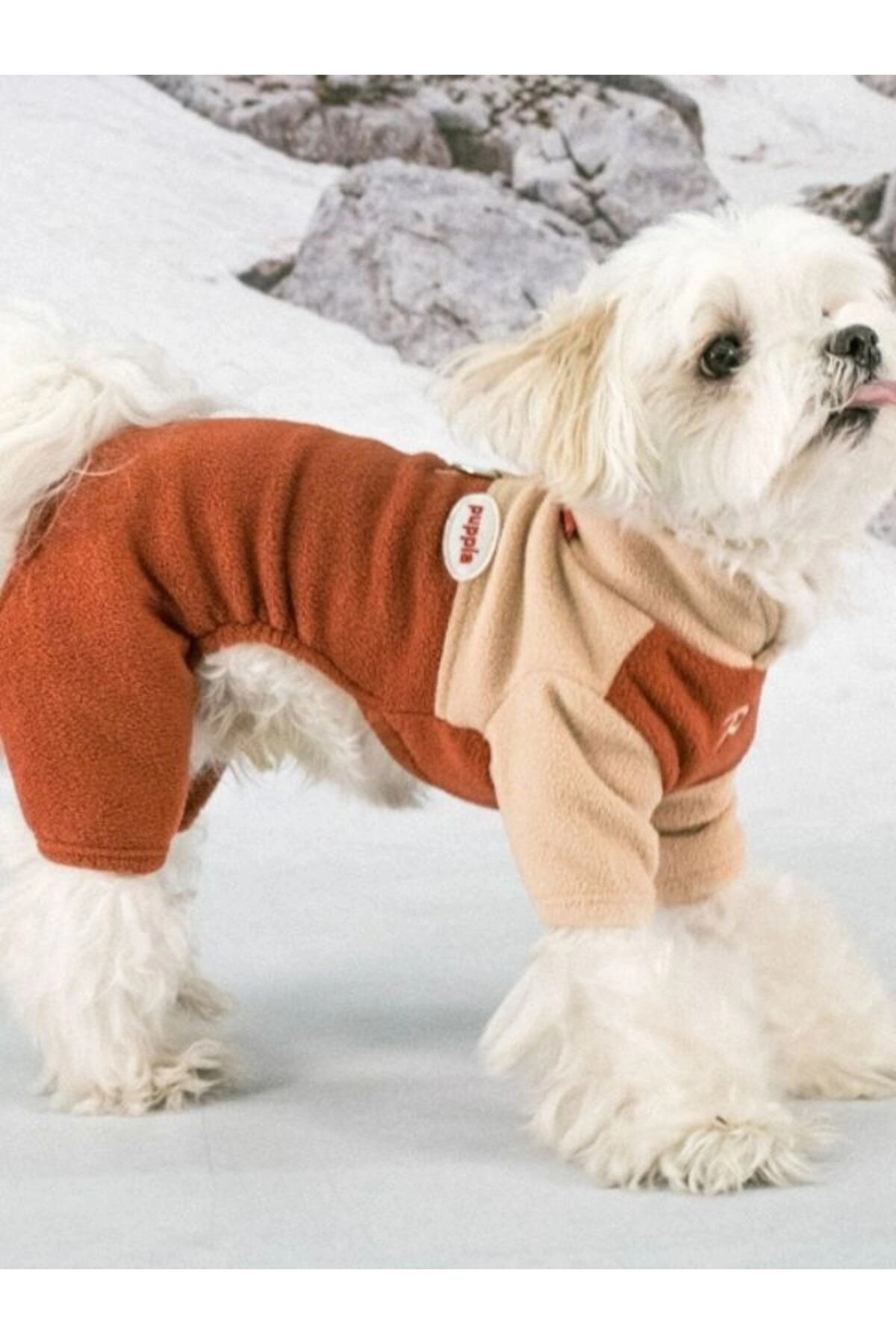 لباس پلار سگ پاپیا Puppia Alpine Fleece Suit، بژ
