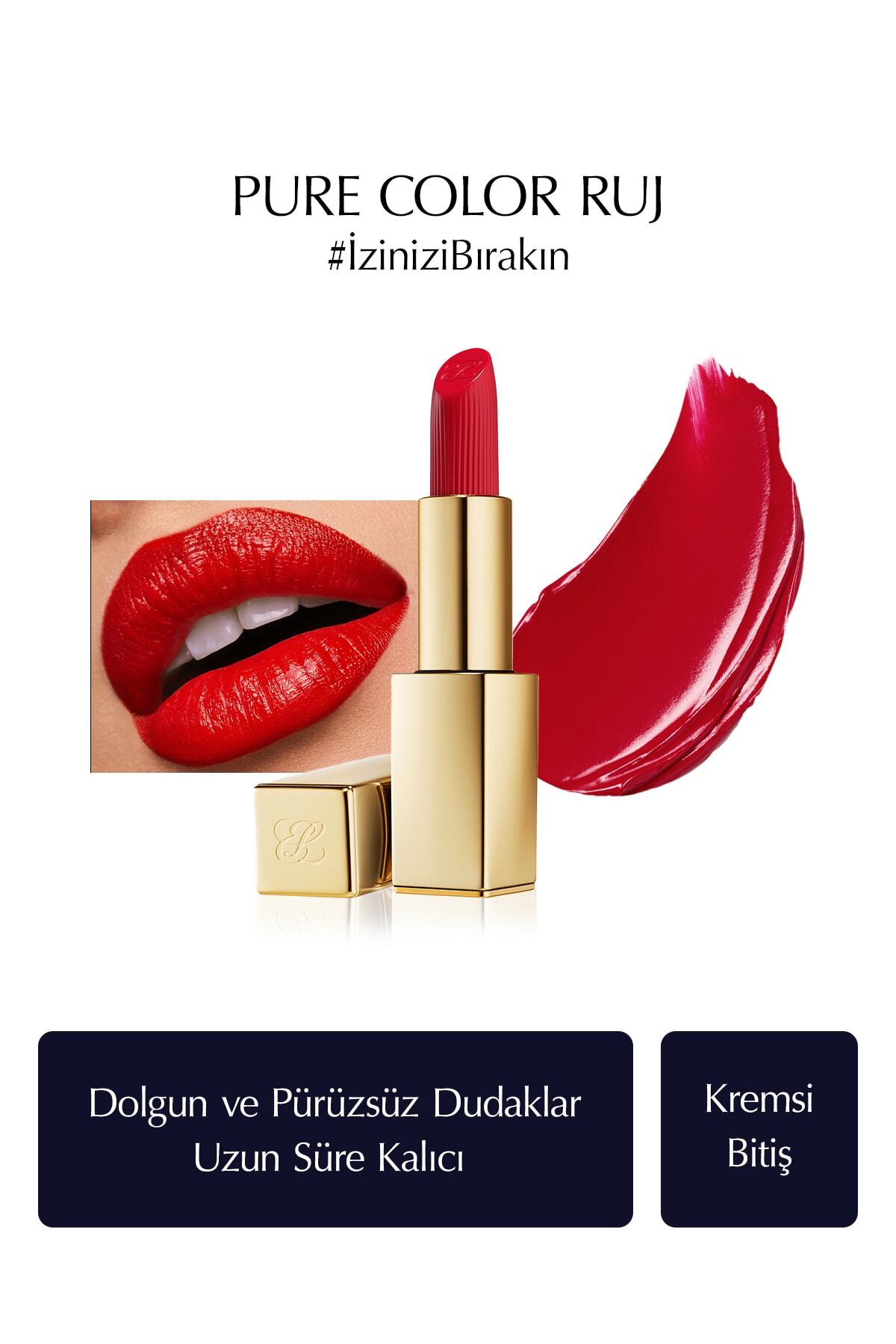 رژ لب خامه ای کرمی خالص انتهای ساتن 3.5 گرم رنگ: 520 CARNAL Estee Lauder