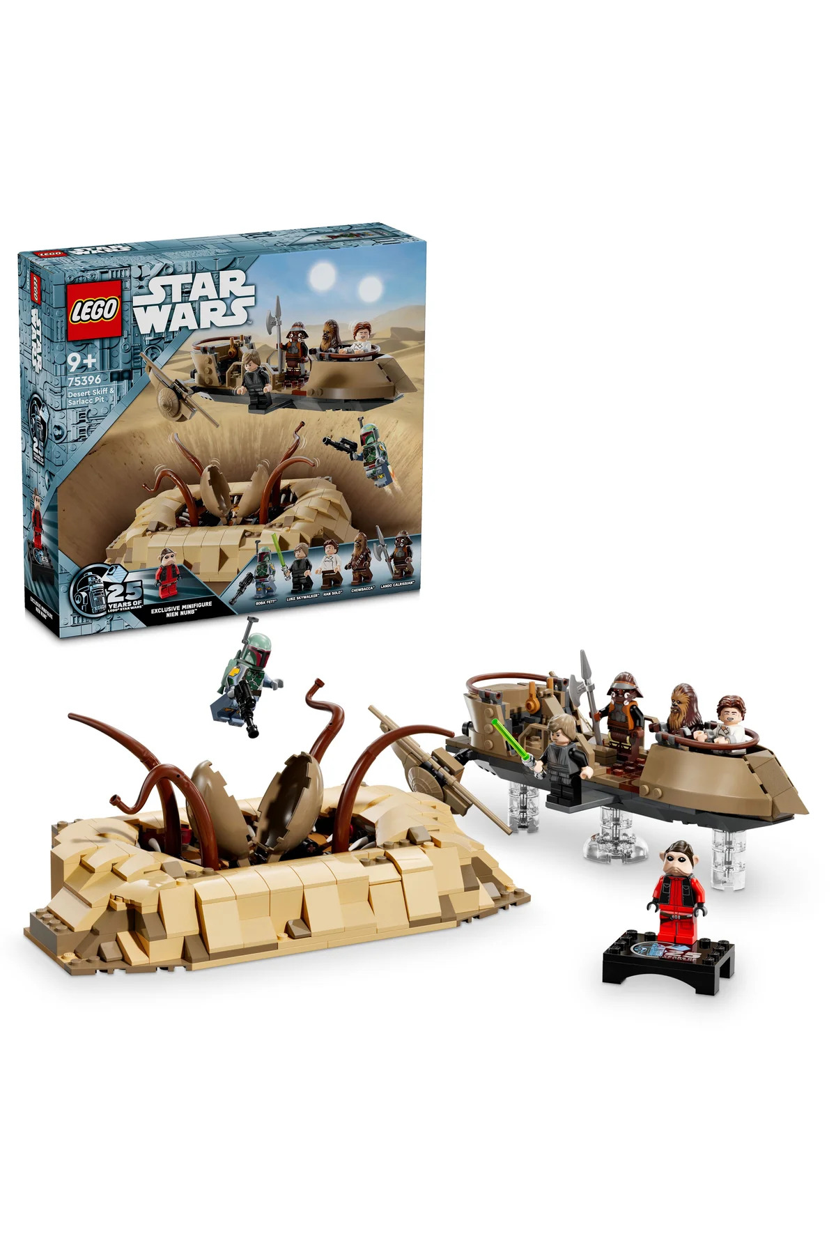لگو و اسباب بازی های ساخت محور ® STAR WARS™ DESERT SKIFF AND SARLACC PIT 75396 9+ ست ساختمان خلاق 558 قطعه اورجینال LEGO