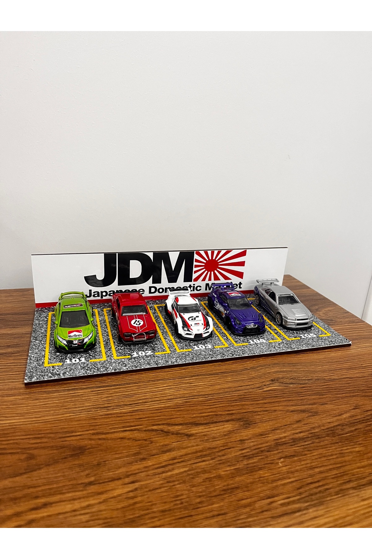ماشین اسباب بازی دیوراما پارکینگ مقیاس 1 64 5 HOT WHEELS JDM GARAGE از ترکیه HOT WHEELS