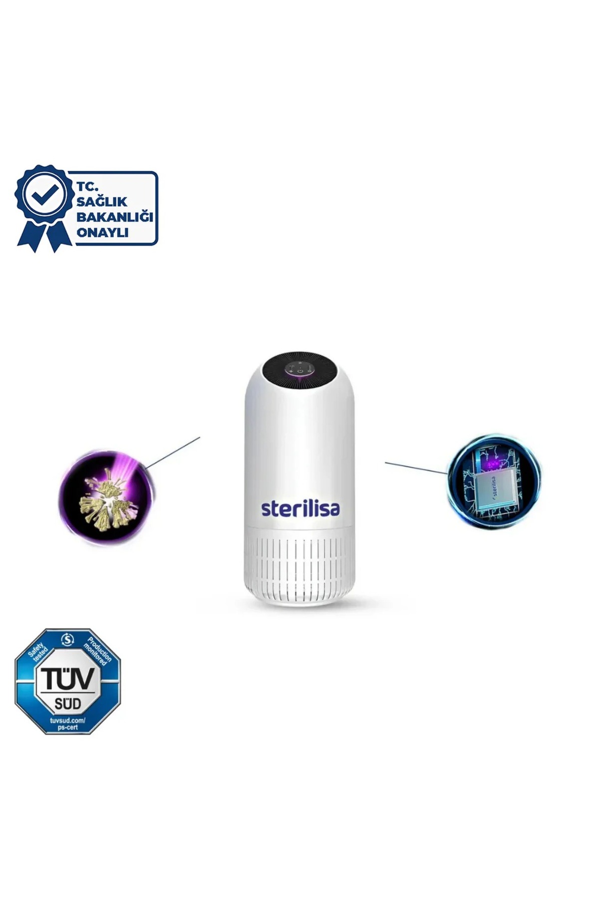 تصفیه کننده هوا دستگاه ضد عفونی اورجینال Sterilisa